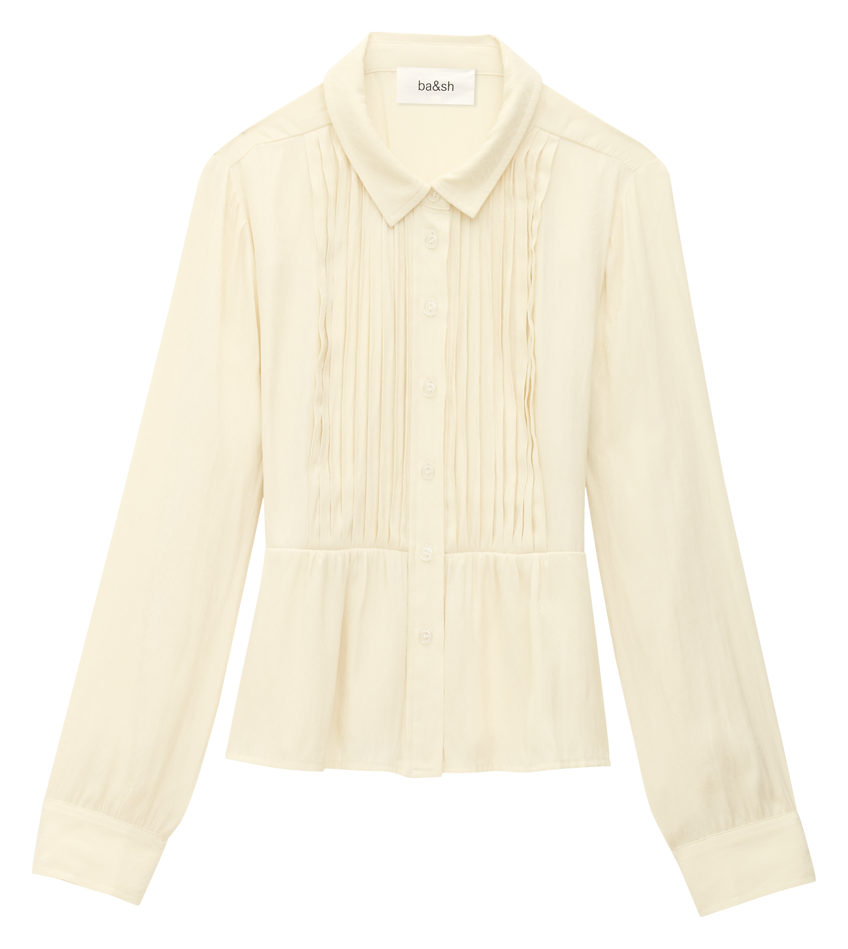 Chemise col classique riata BA&SH Beige