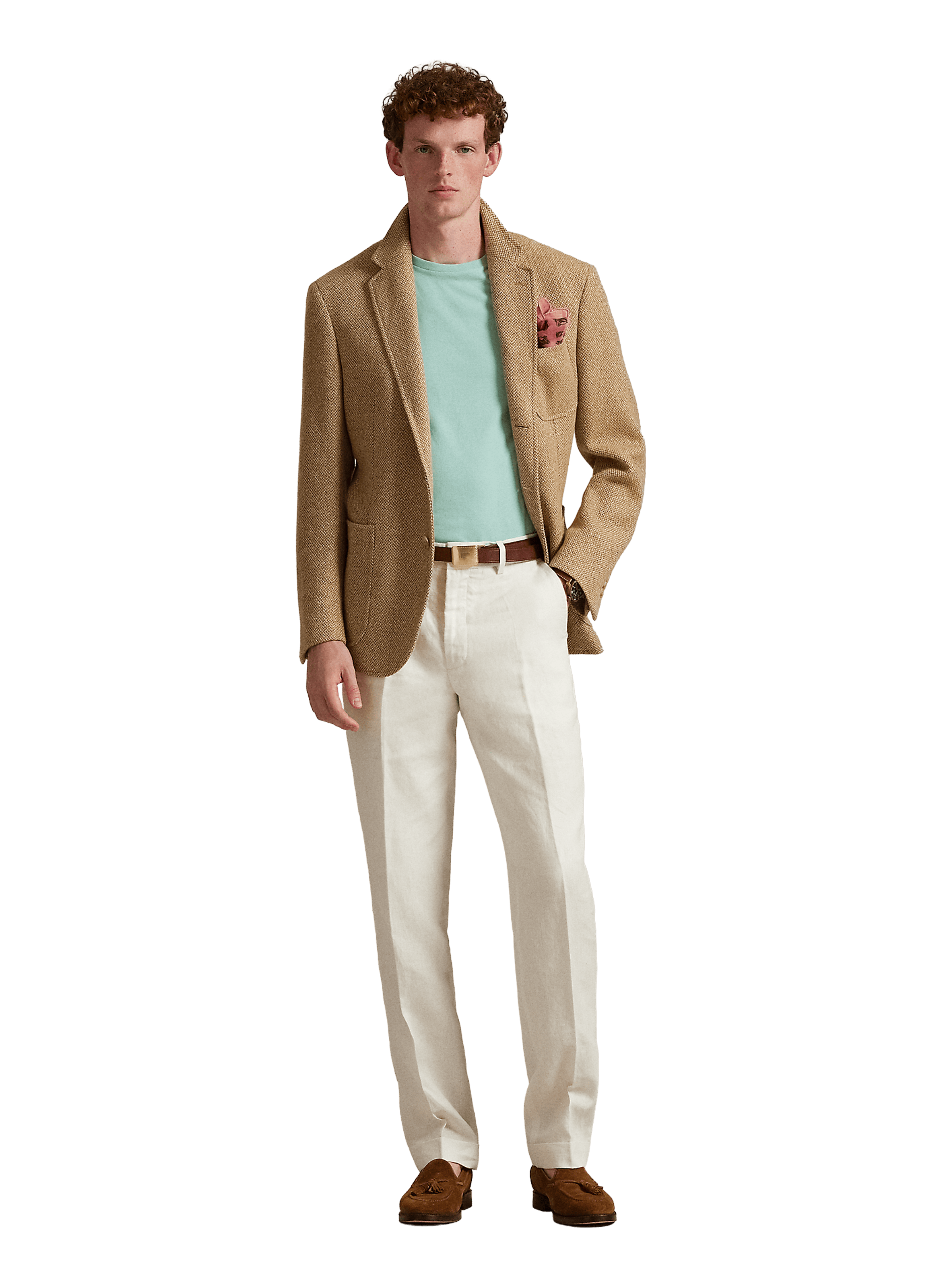 Slim-fit katoenen T-shirt POLO RALPH LAUREN Groen