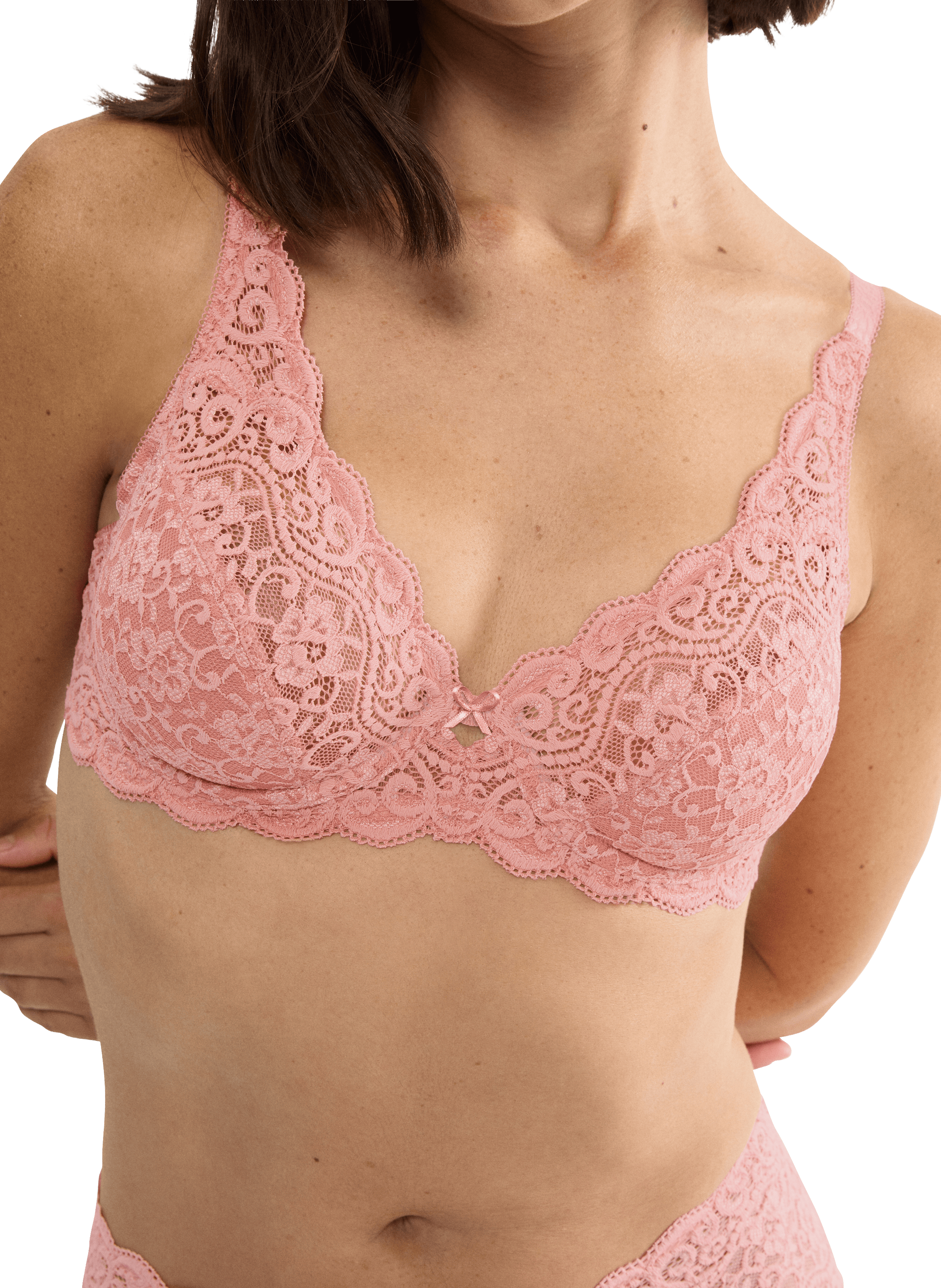 Soutien gorge Amourette à dentelle TRIUMPH Rose