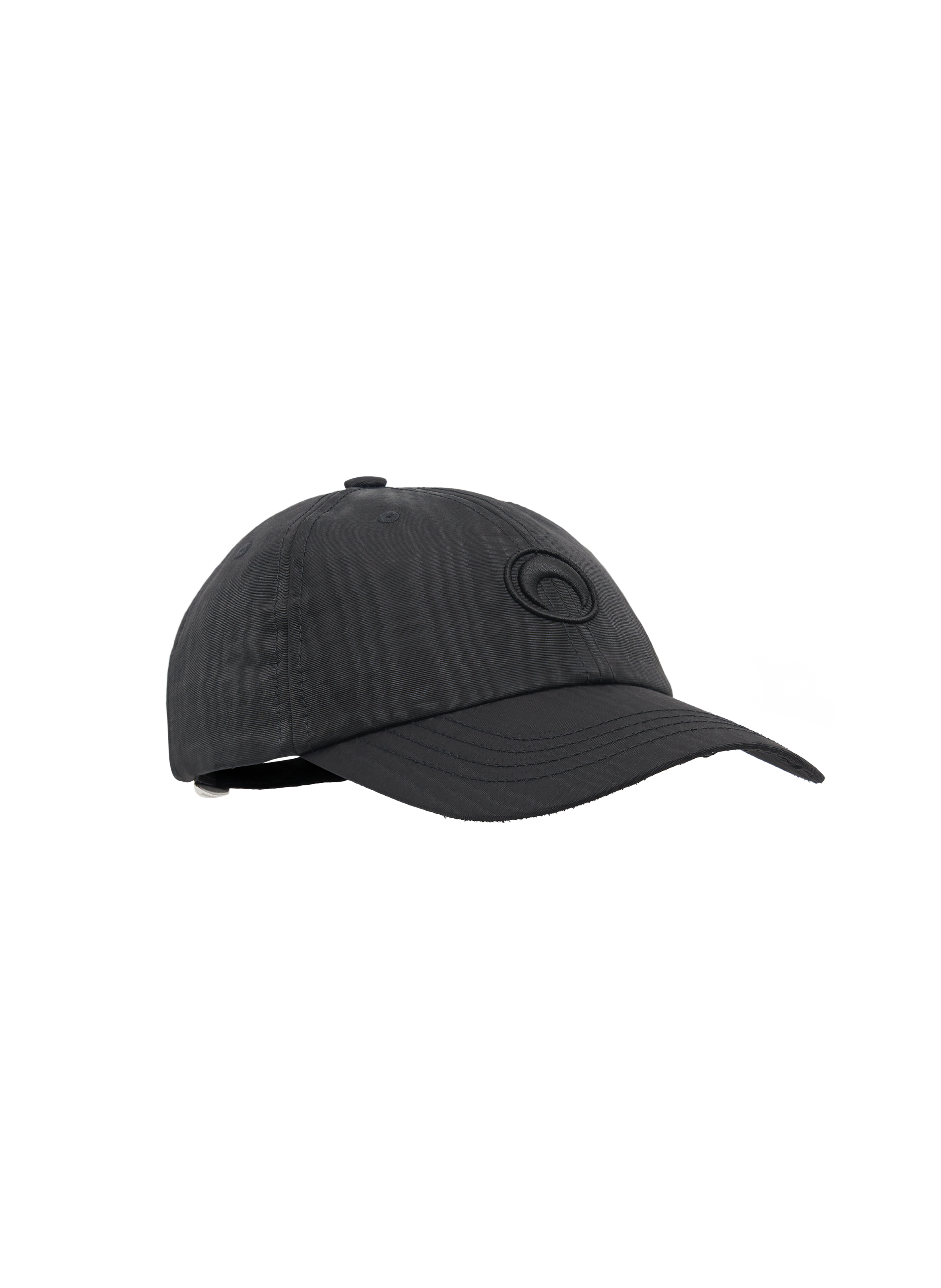 Casquette de baseball moirée recyclée MARINE SERRE Noir
