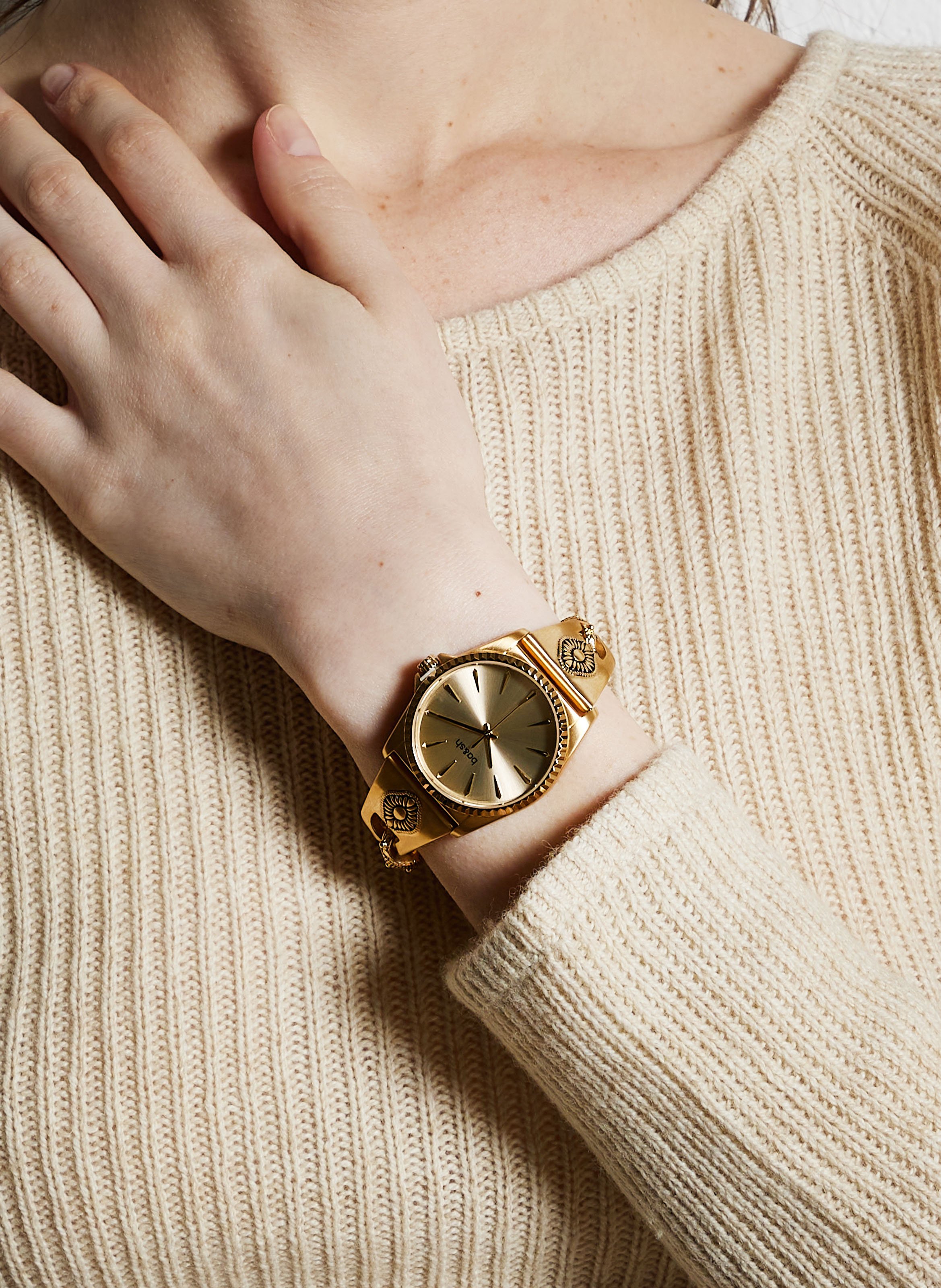 Montre en acier inoxydable la reset BA&SH Doré