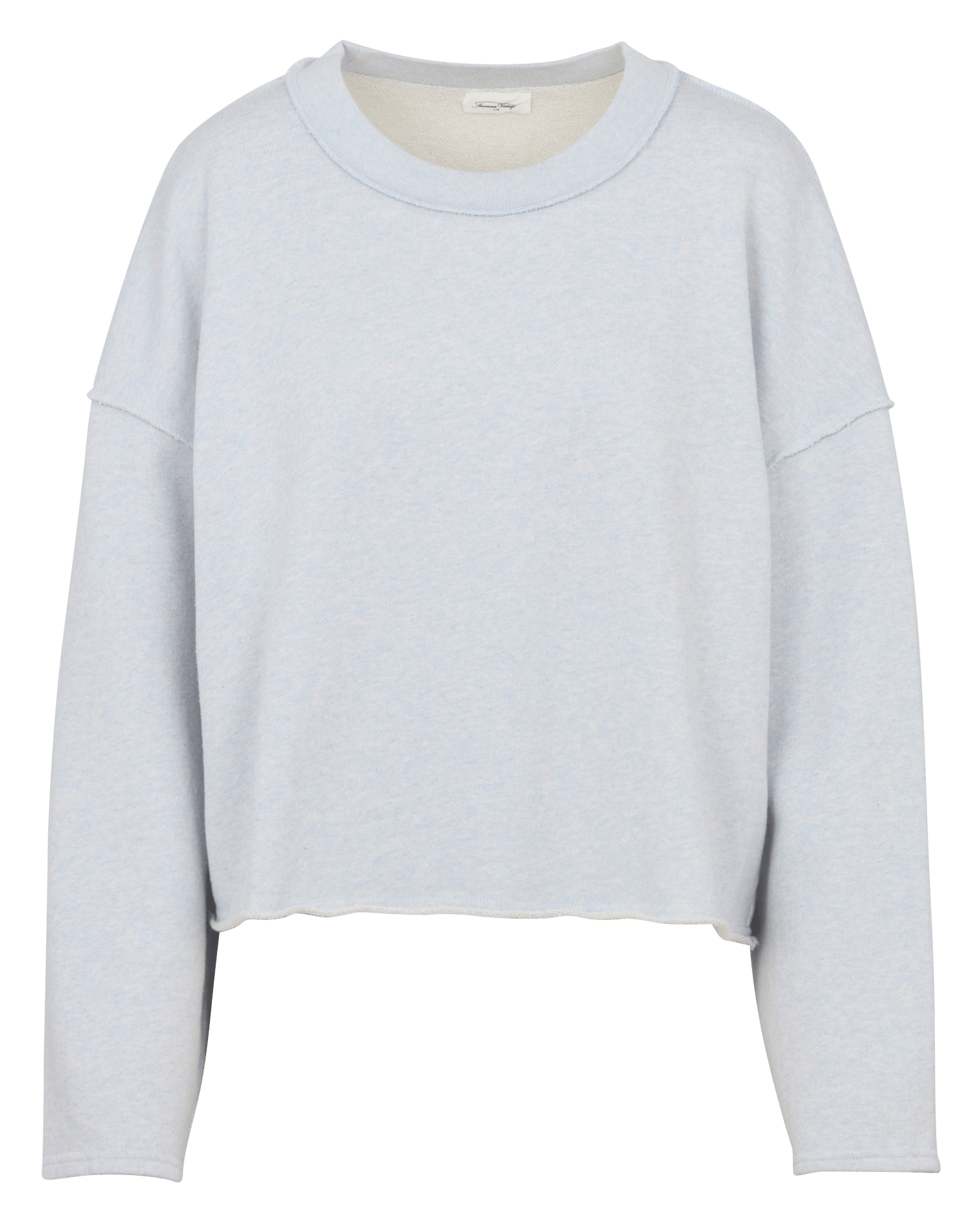 Sweat oversize col rond en coton dantown AMERICAN VINTAGE Bleu