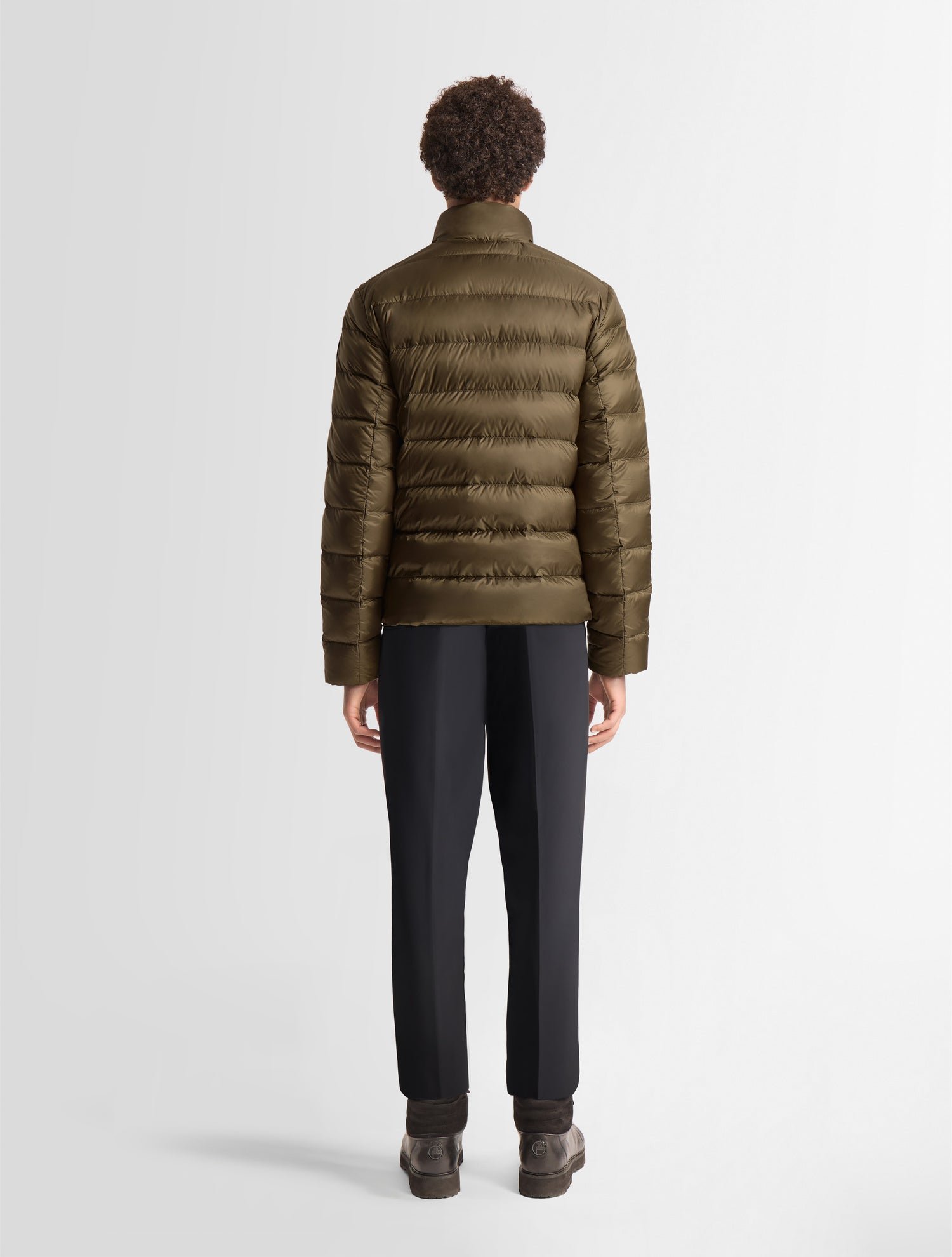 Doudoune gordyn col montant coupe regular FUSALP Marron