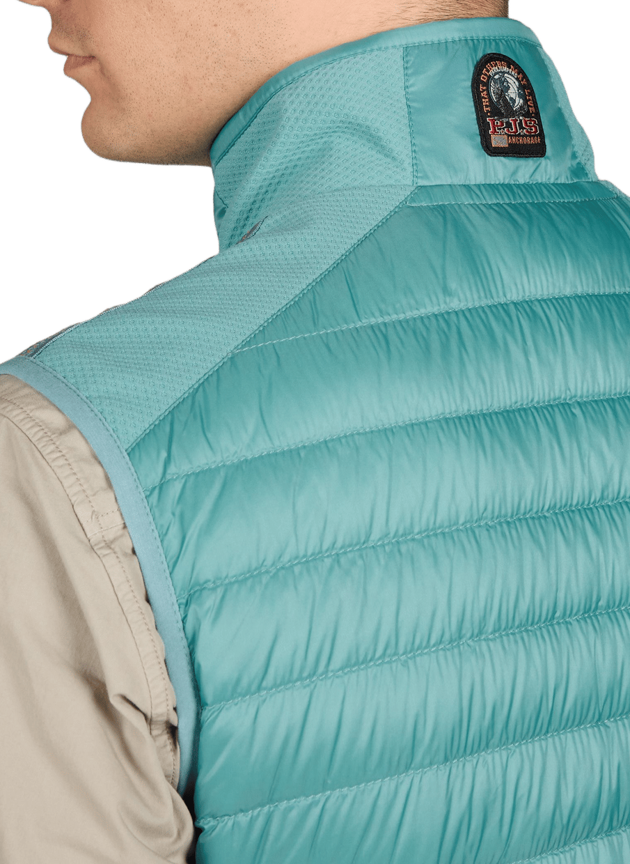 Doudoune Zavier sans manches à col montant PARAJUMPERS Bleu