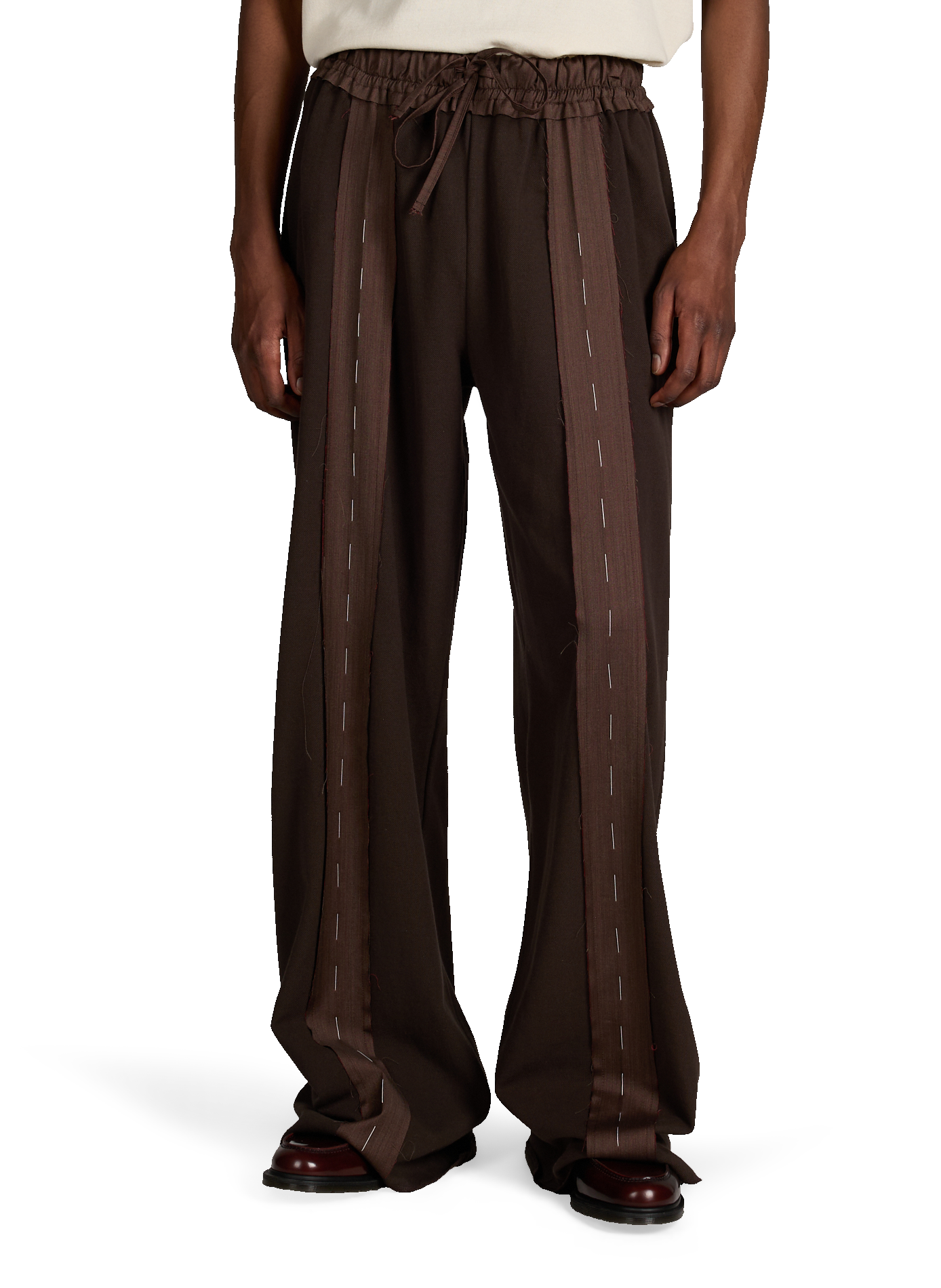 Cotton Wide-leg trousers SONIA CARRASCO Brown