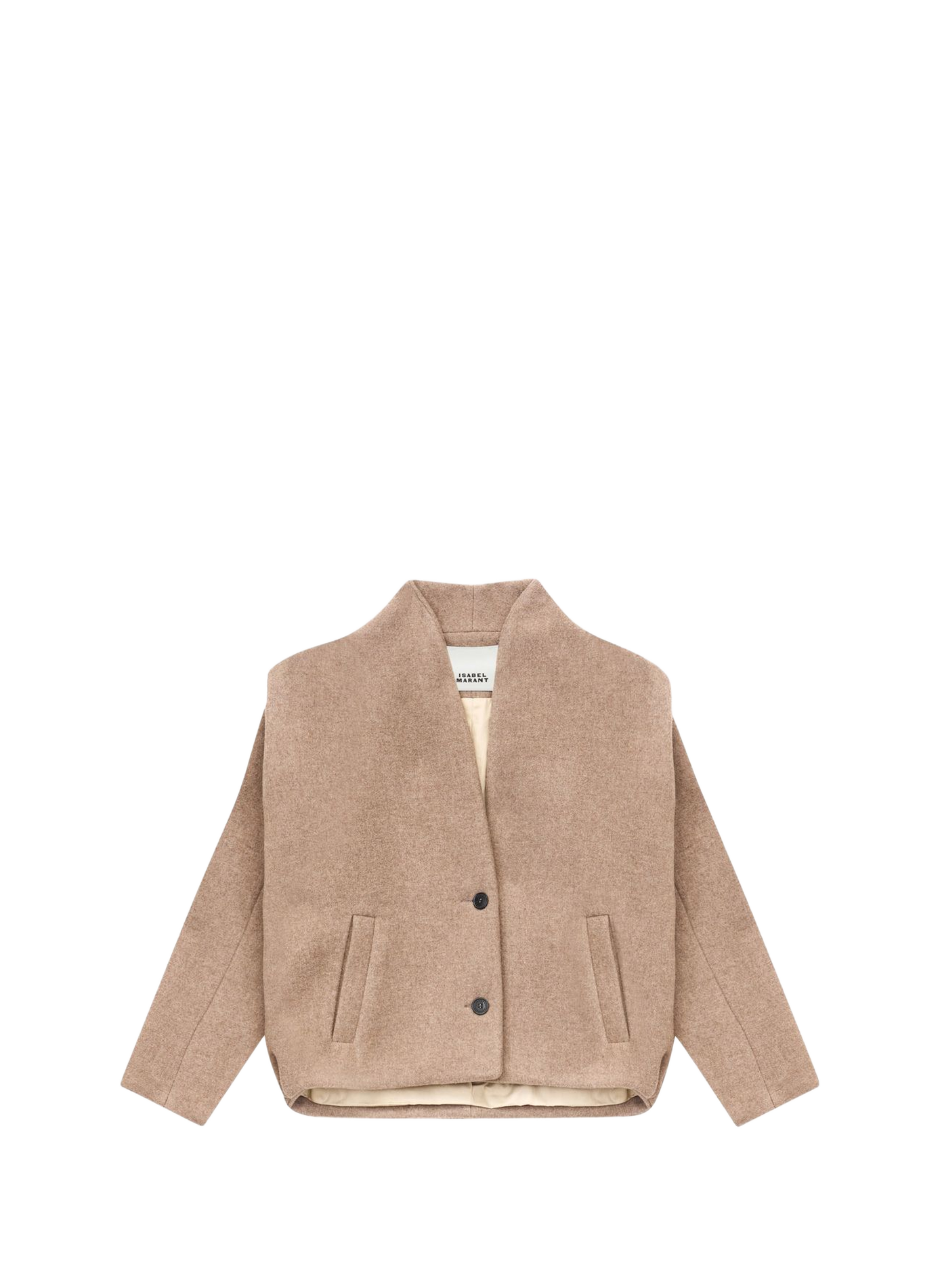Drogo tailored blazer in mixed wool ISABEL MARANT Brown