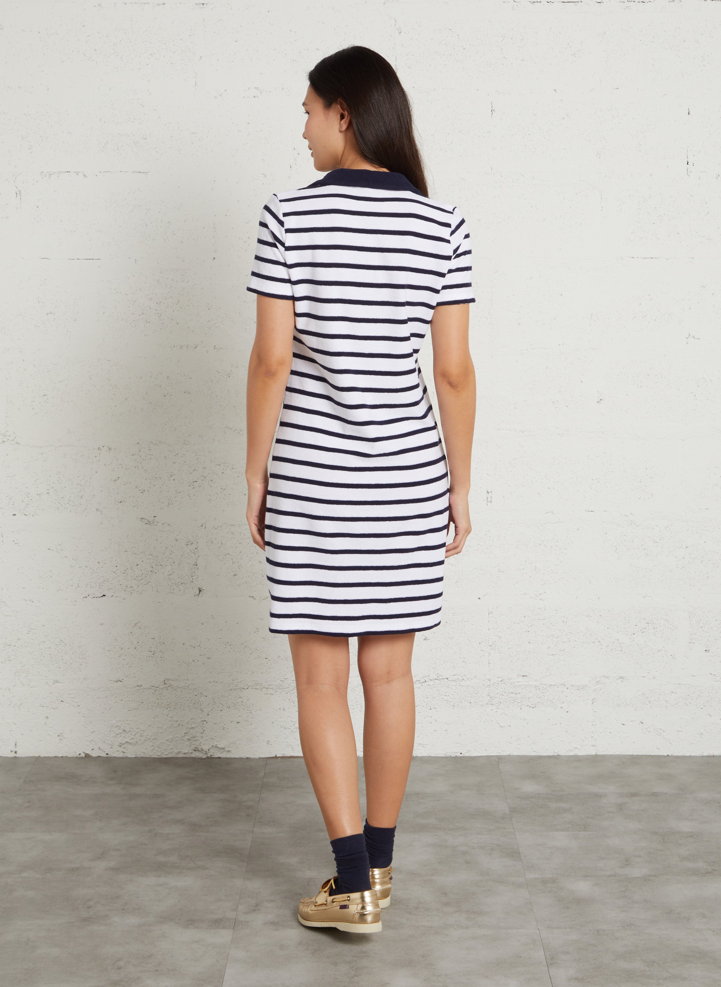 Robe courte en coton deauville ARMOR-LUX Blanc