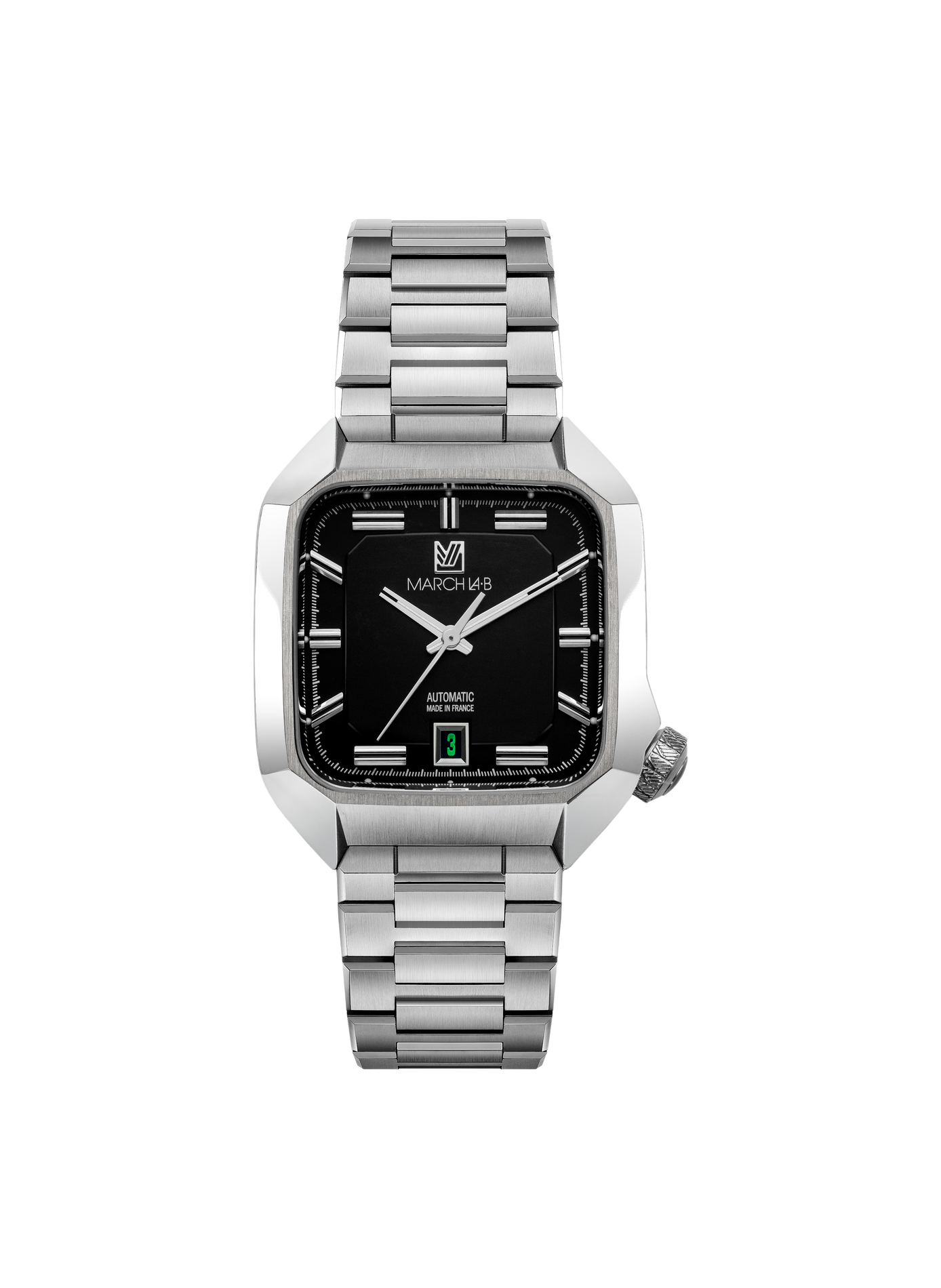 Montre automatique AM2 en acier inoxydable MARCH LA.B Noir