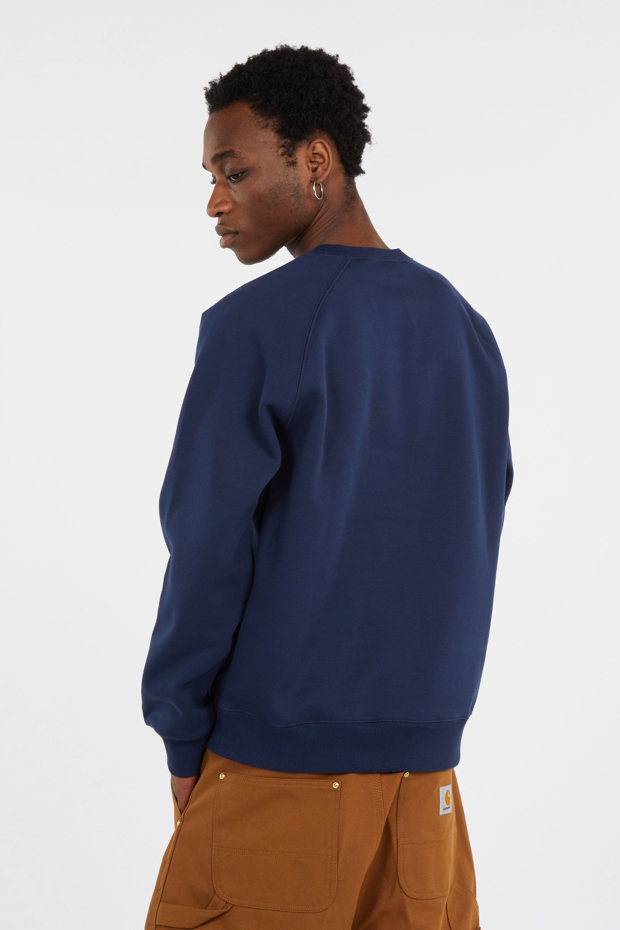 Sweatshirt chase CARHARTT WIP Bleu