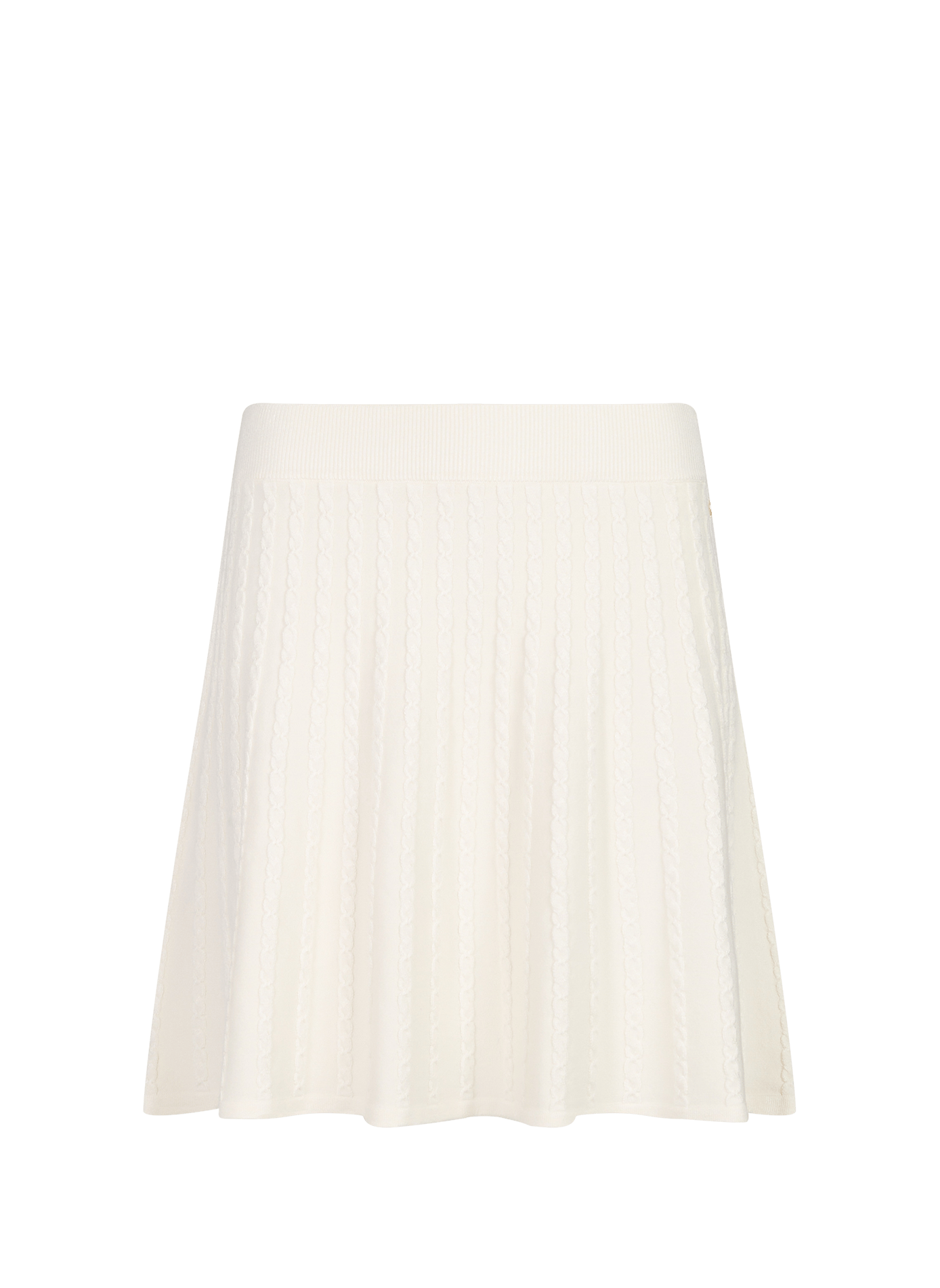 Cable Hanna twisted knit skirt GUESS Beige