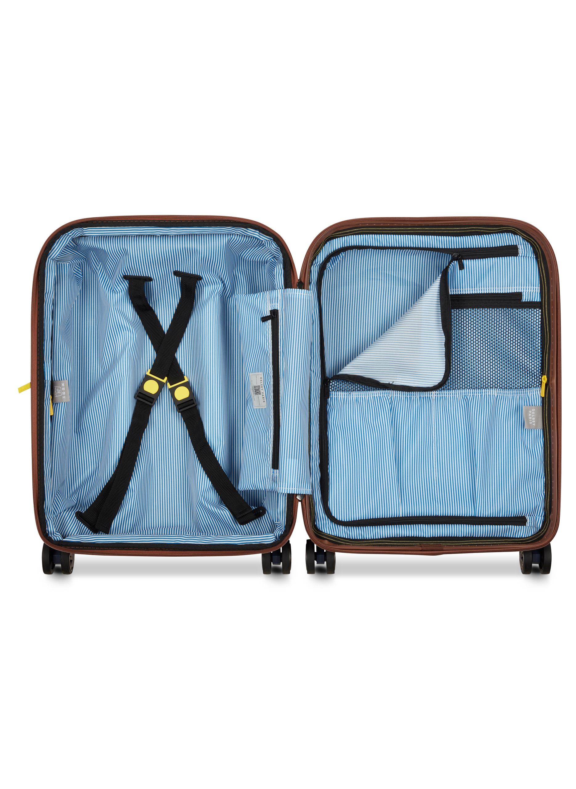 Valise cabine rigide taille s - carrousel 2 DELSEY PARIS Beige