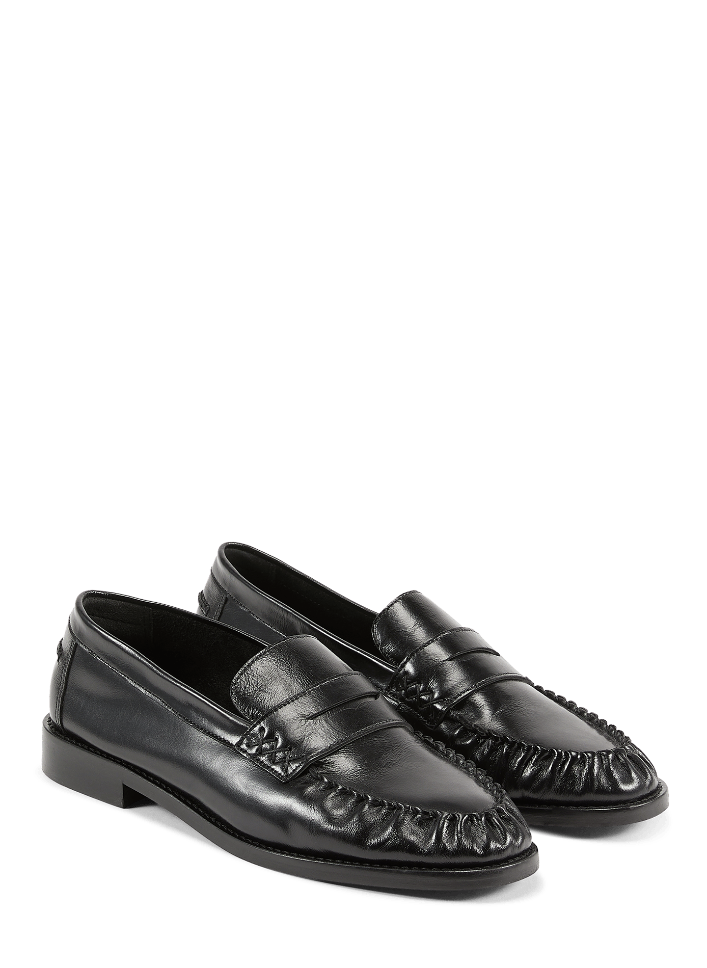 Leather loafers SAISON 1865 Black