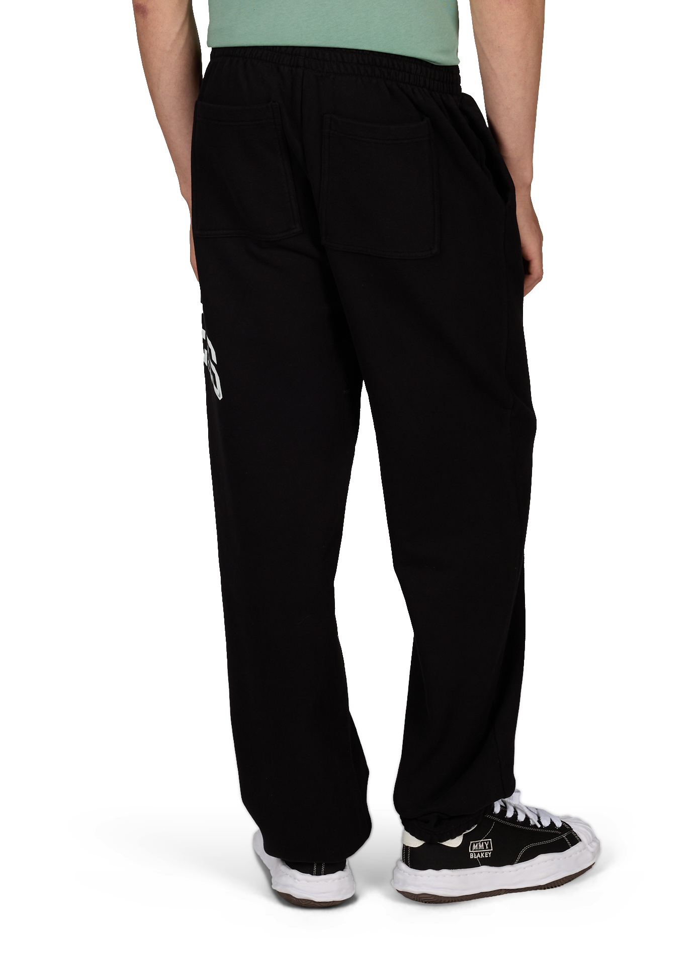 Owners large printed cotton joggers REPRESENT Black