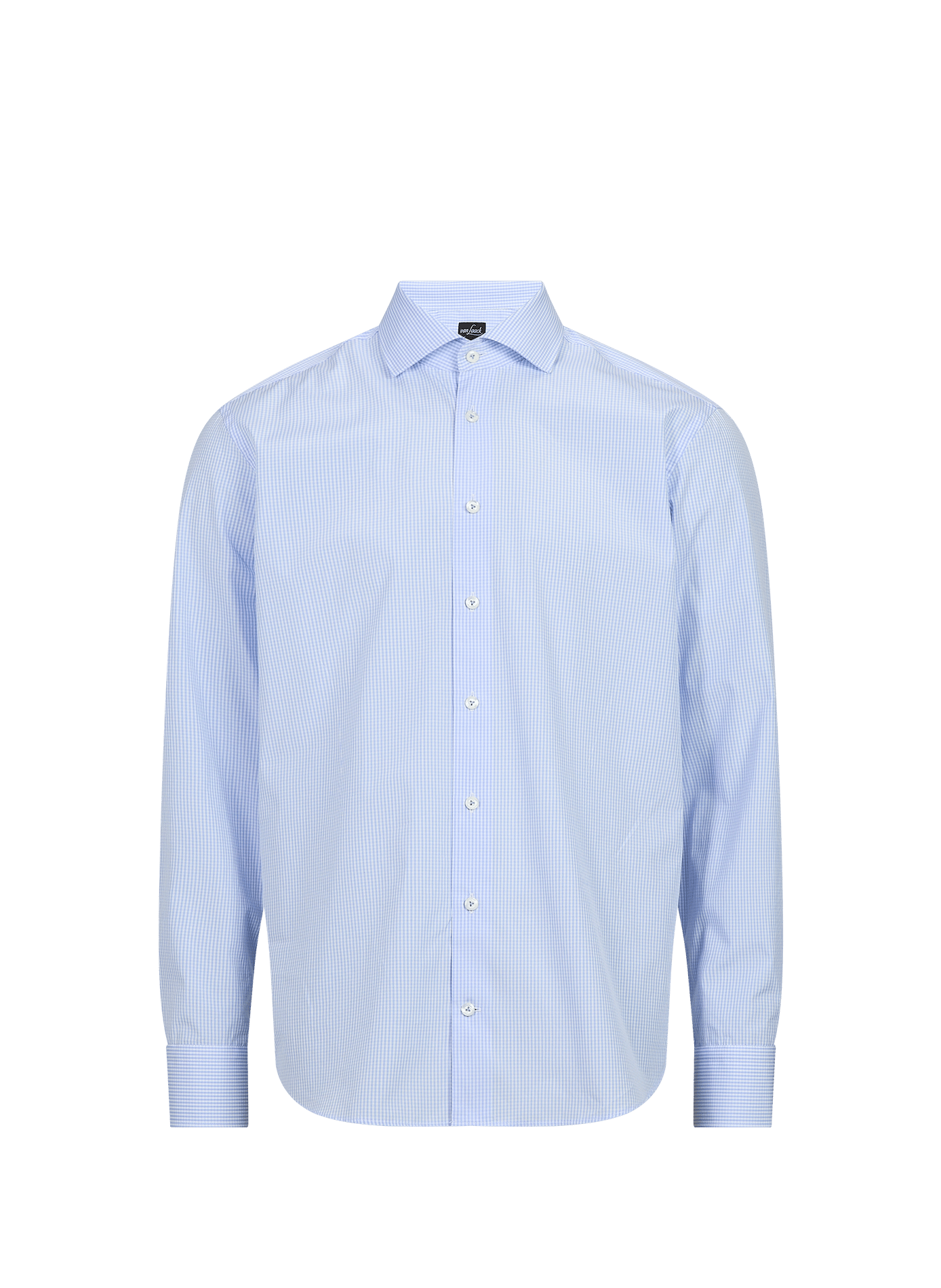 Slim-fit cotton shirt VAN LAACK Blue