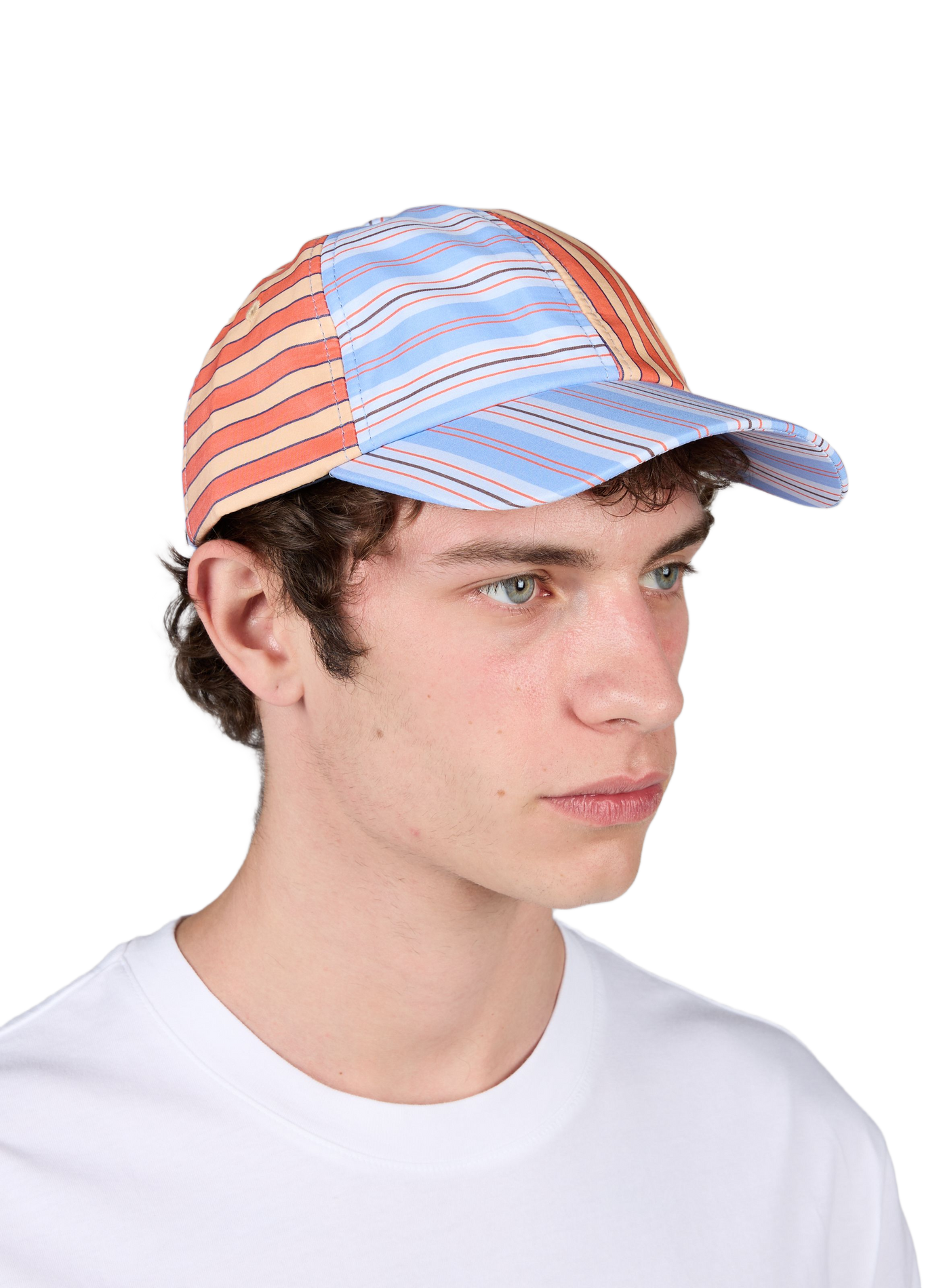 Striped cotton cap  PAUL SMITH Blue