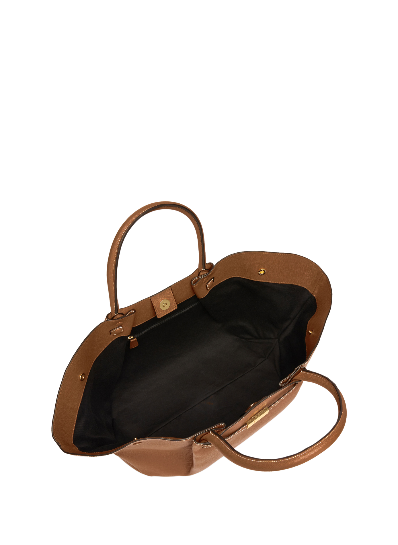 Sac à main New York en cuir DEMELLIER LONDON Marron