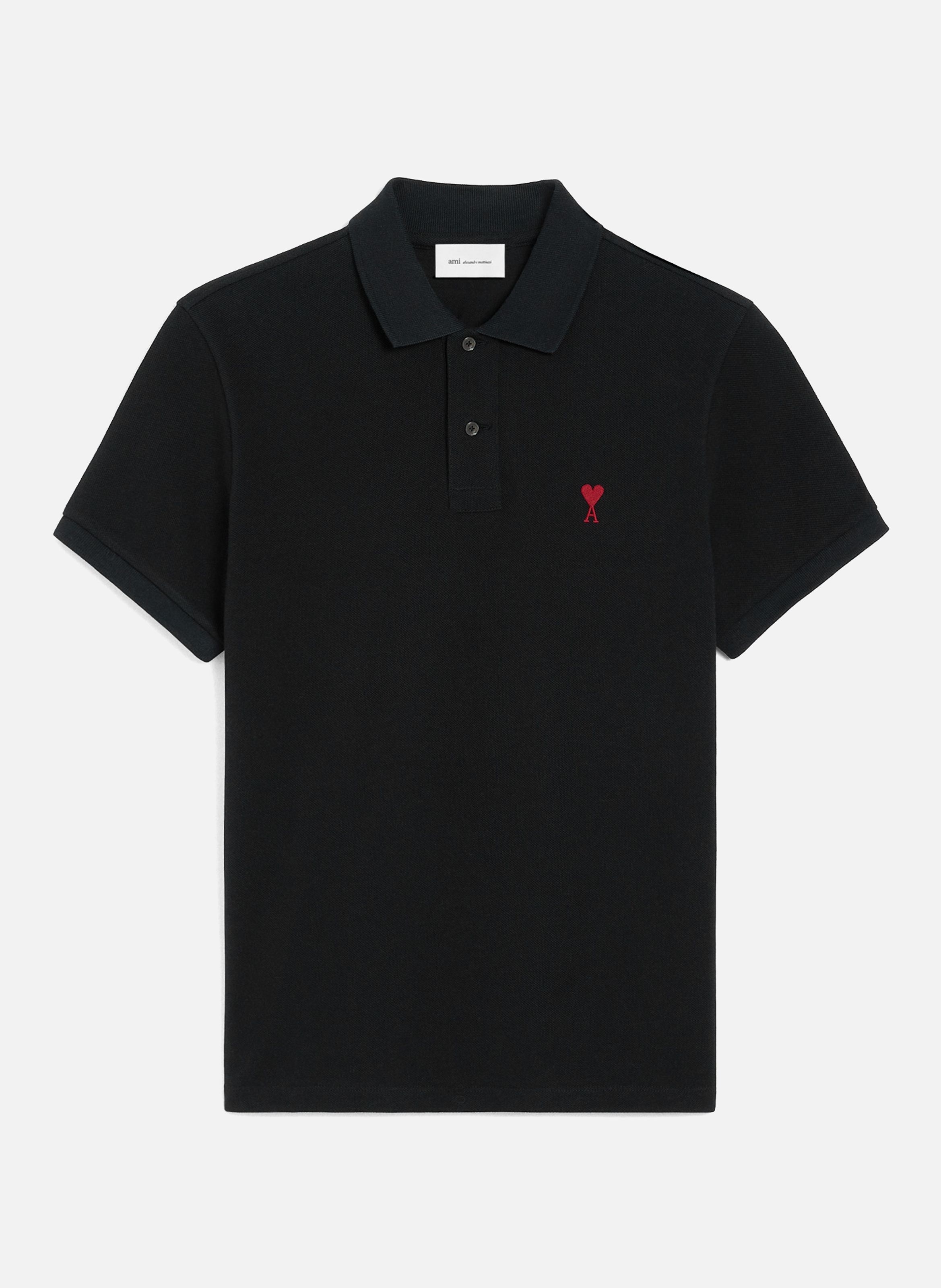 Polo ami de coeur unisexe  Noir