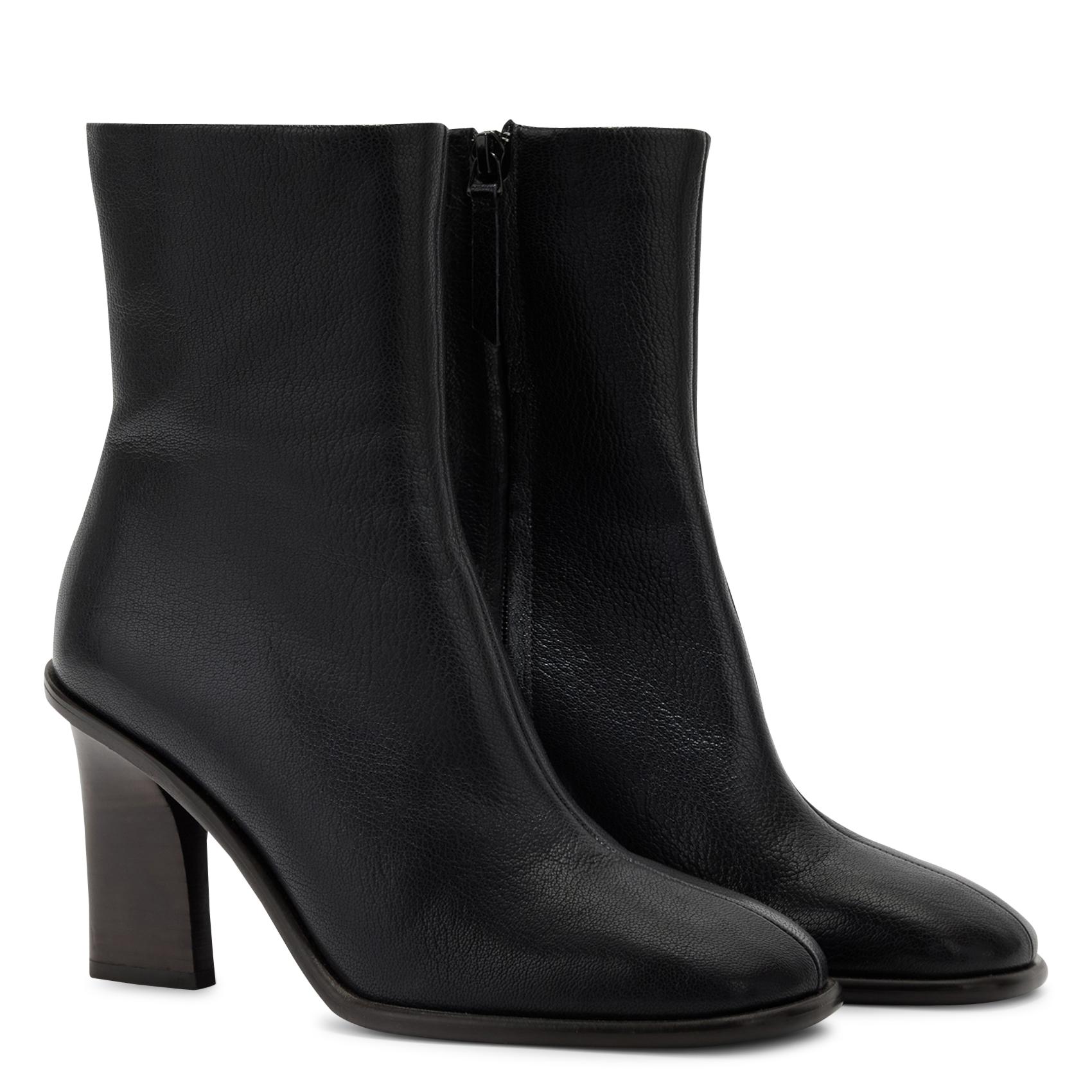 Bottines en cuir lollie SOEUR Noir
