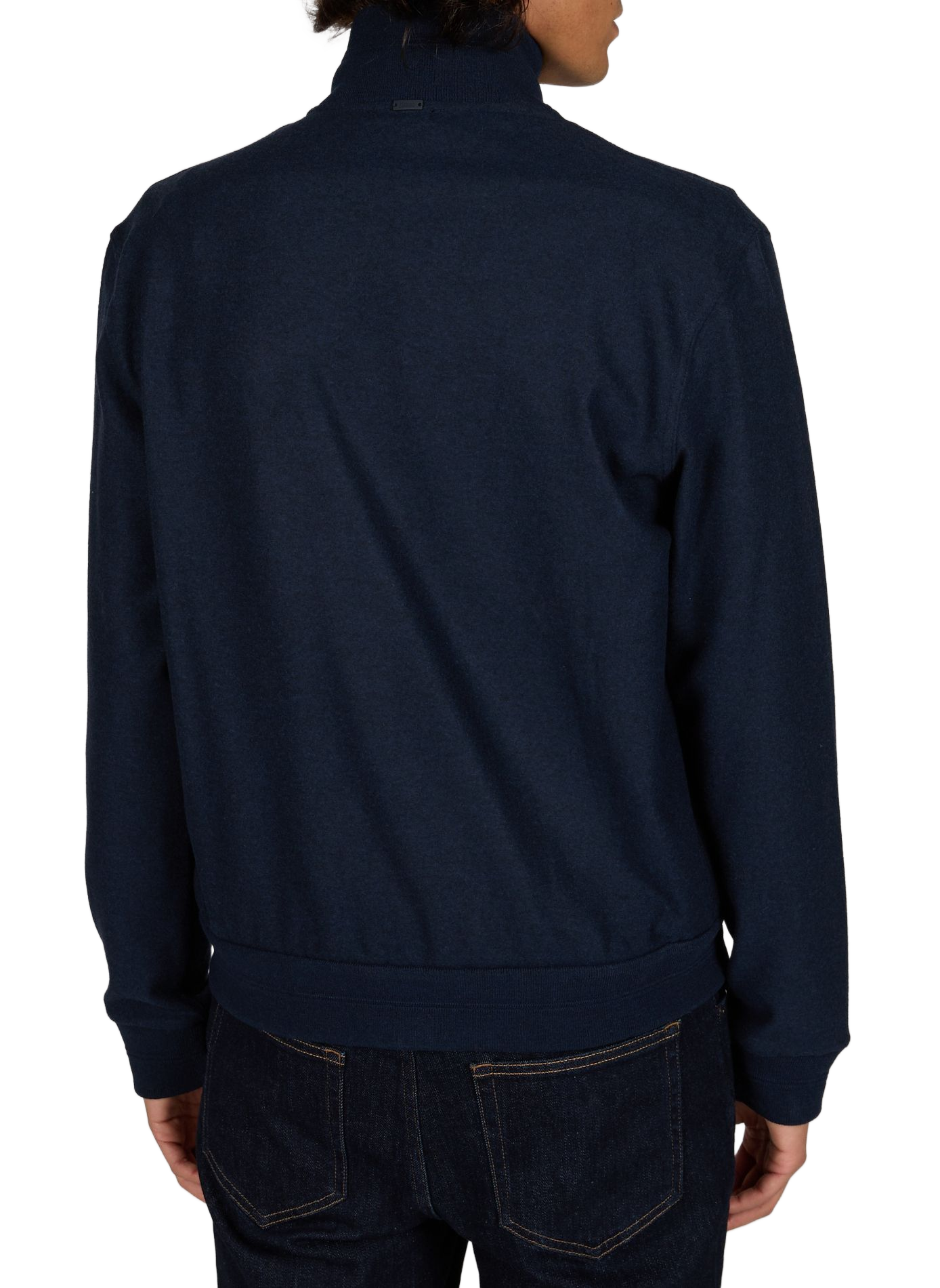 Gerade geschnittene Weste mit Stehkragen HERNO Blau
