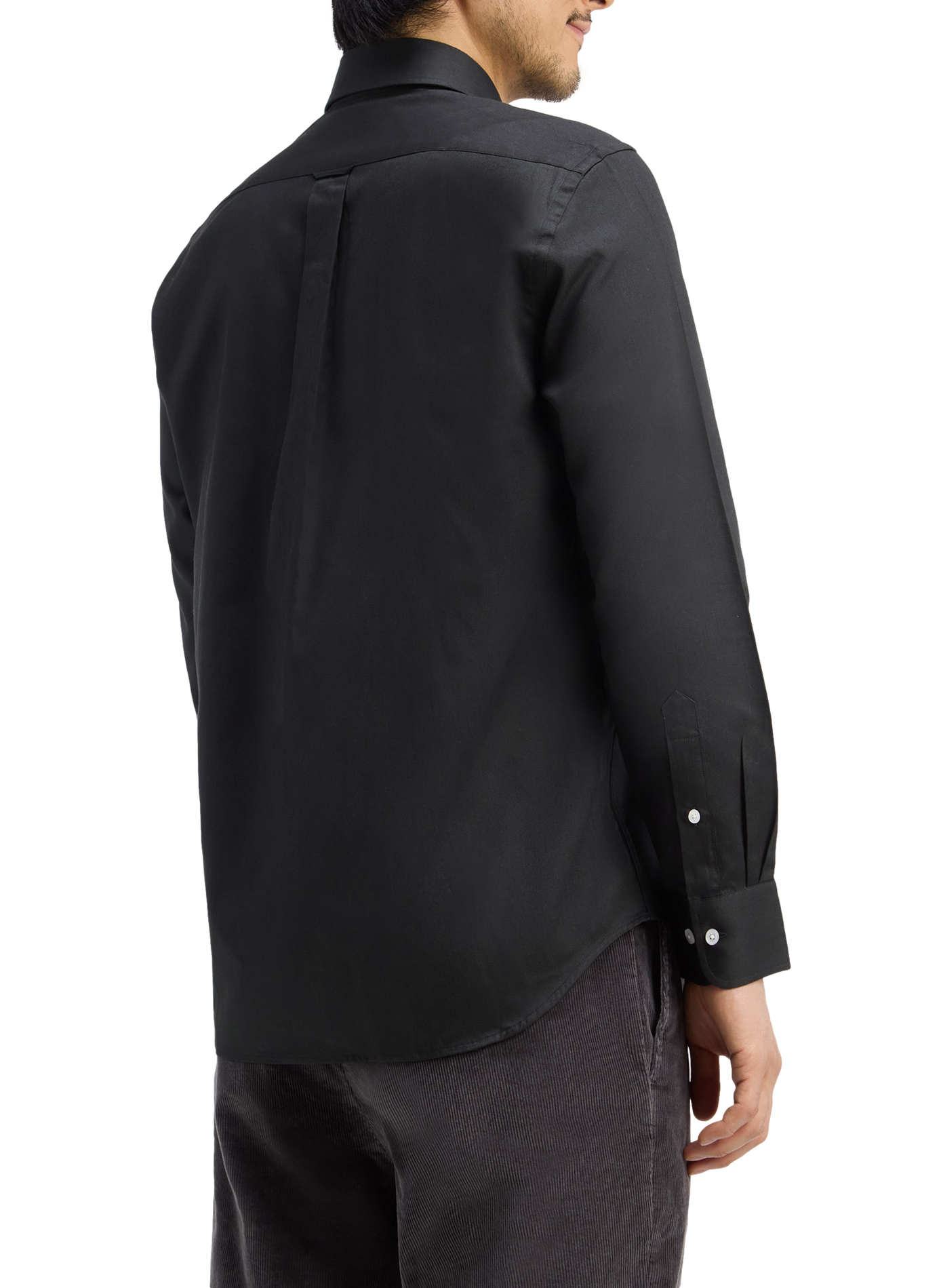 Chemise droite en coton EDEN PARK Khaki