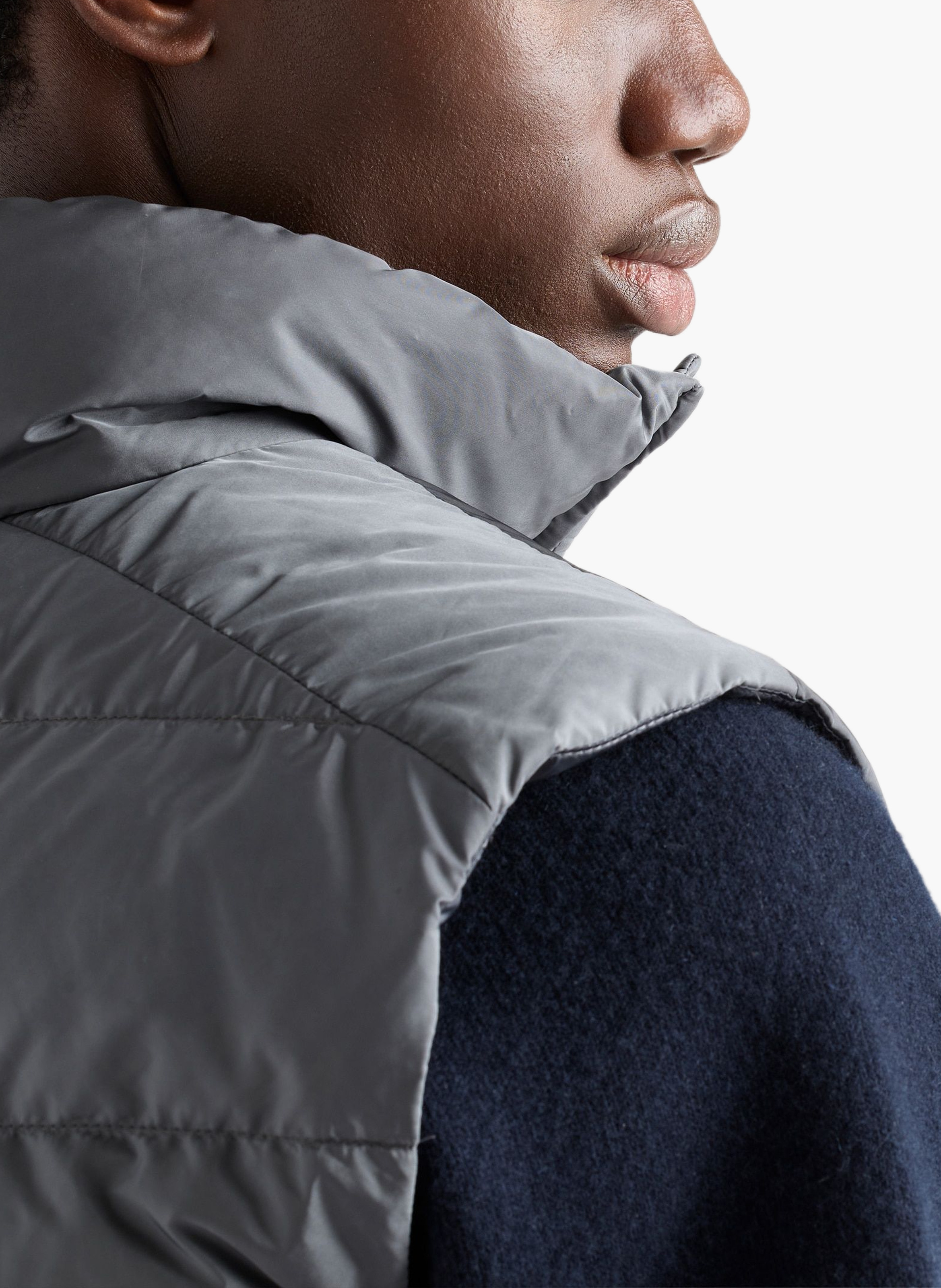 Veste en re-nylon PRADA Gris