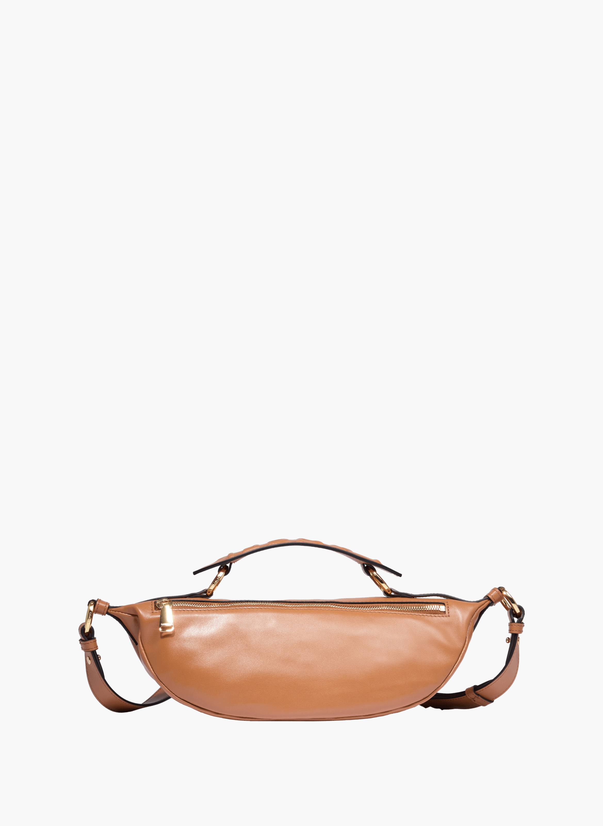 Sac porté croisé s origami de lancel en cuir LANCEL Marron