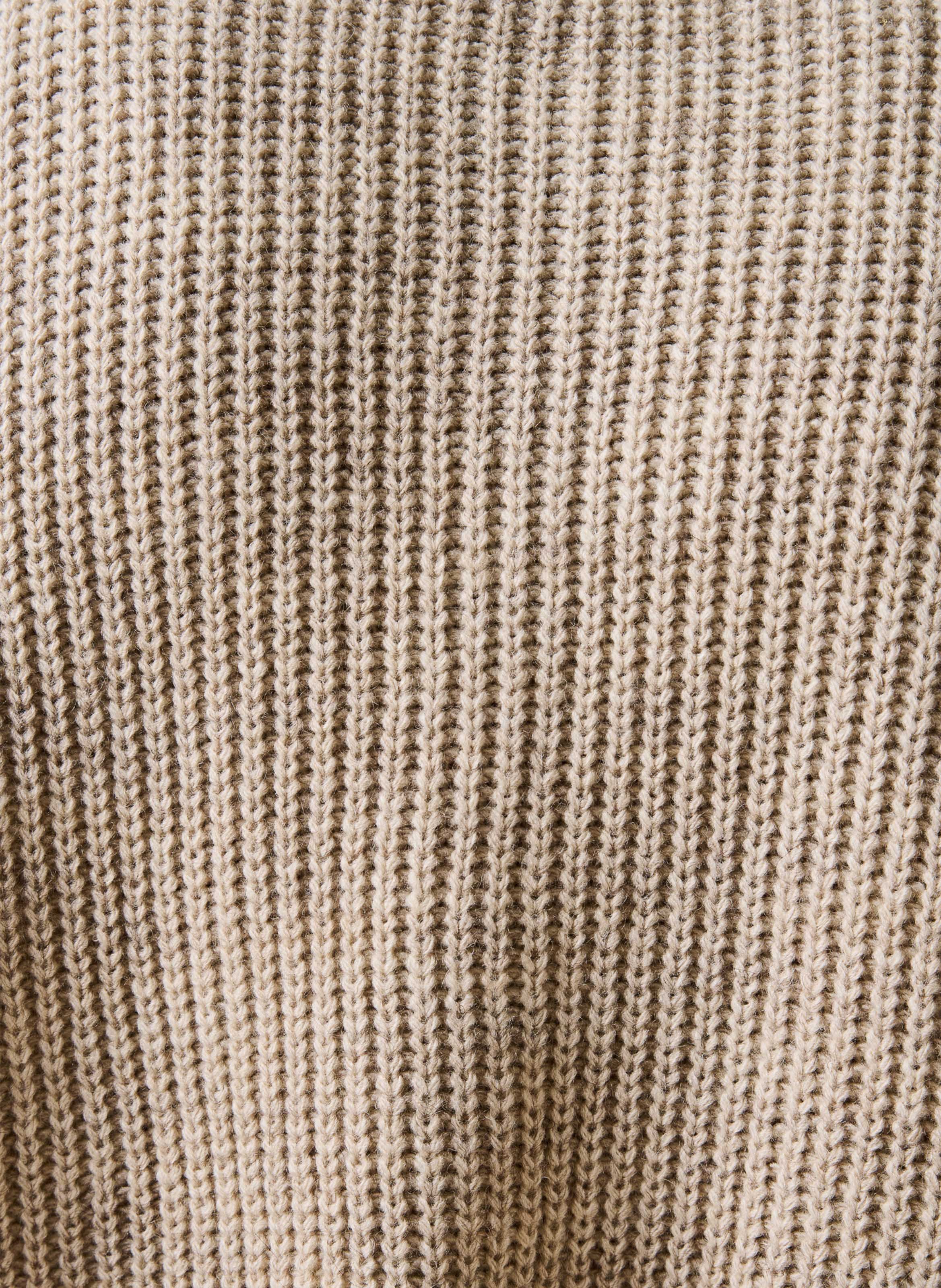 Vest met ronde hals van wolmix LA FEE MARABOUTEE Beige