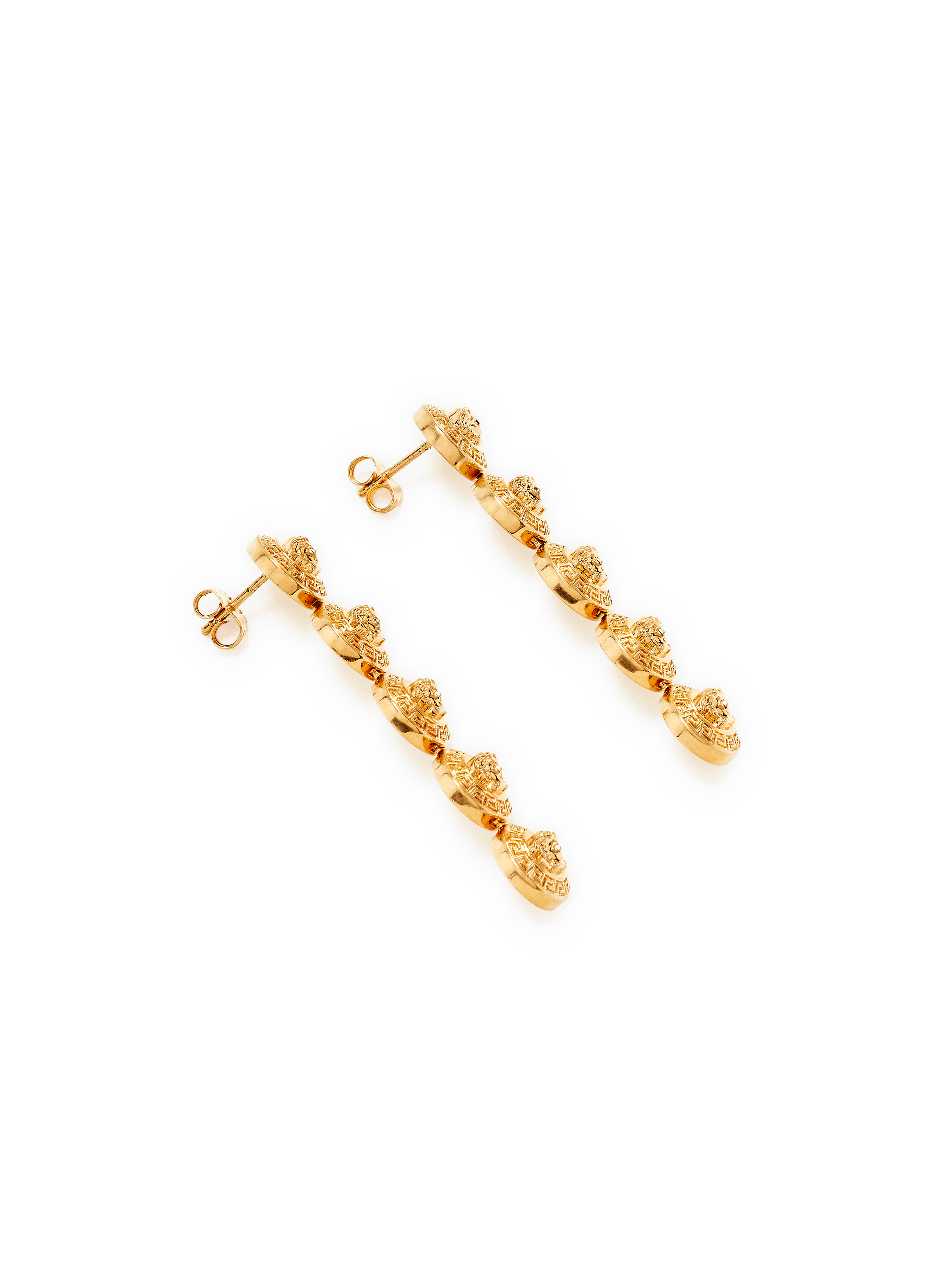 Logo earrings  VERSACE Golden
