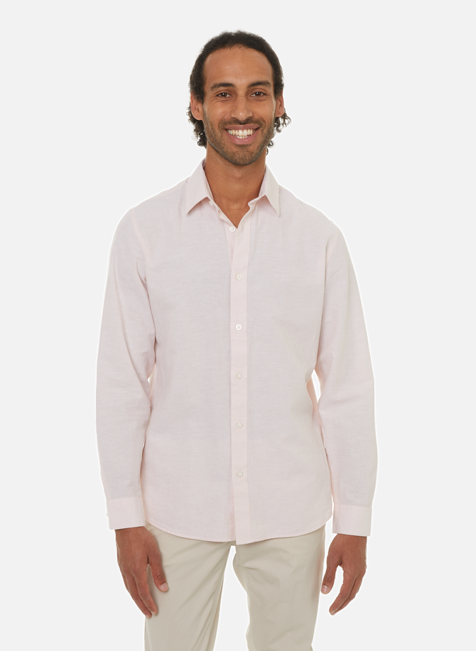 Cotton and linen shirt SELECTED