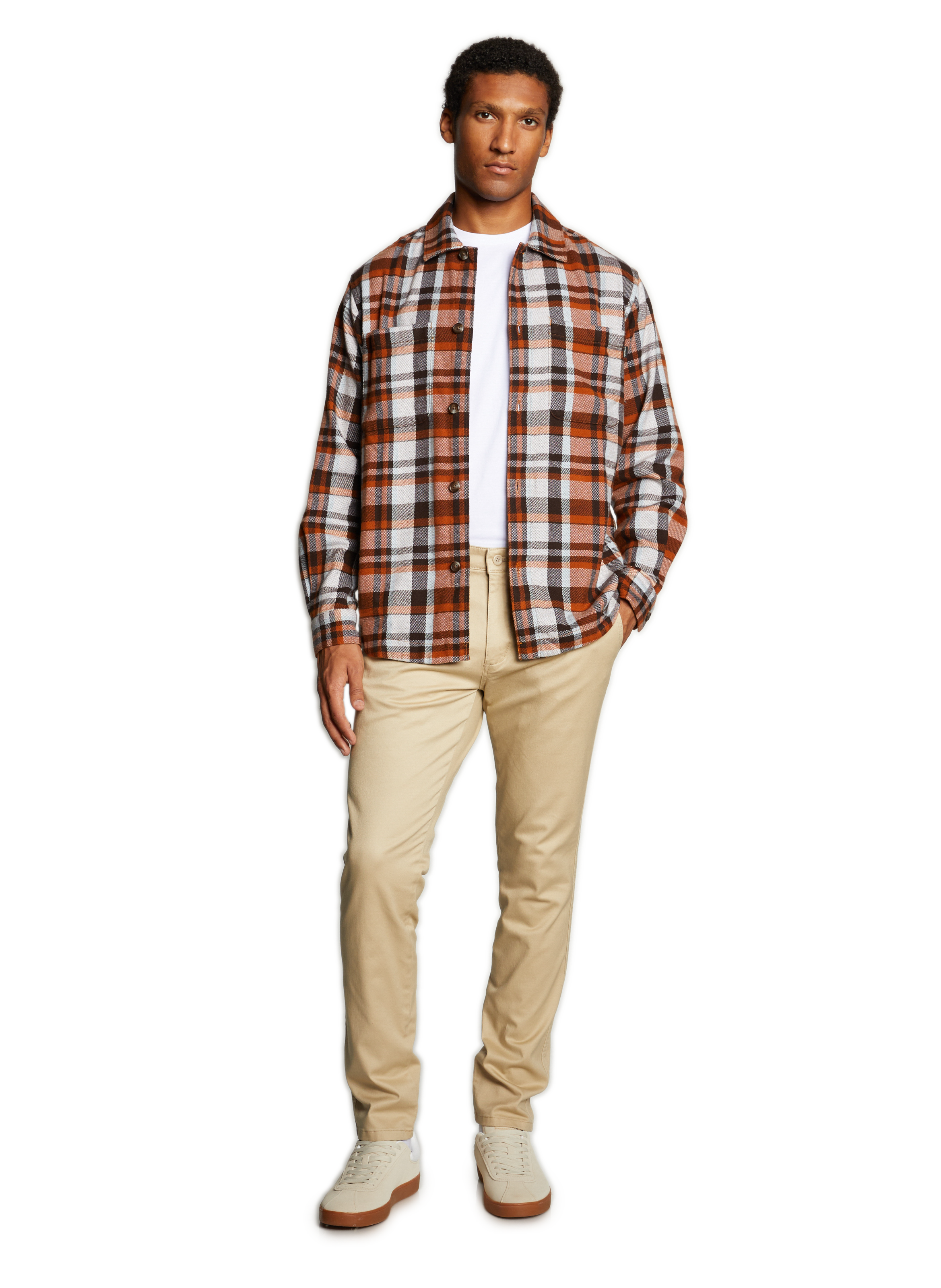 Pantalon chino skinny DOCKERS Gris