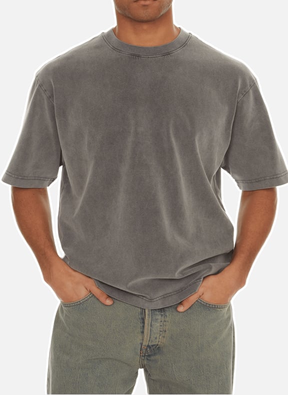 Textured T-shirt Black by ACNE STUDIOS ACNE STUDIOS Textured T-shirt Black