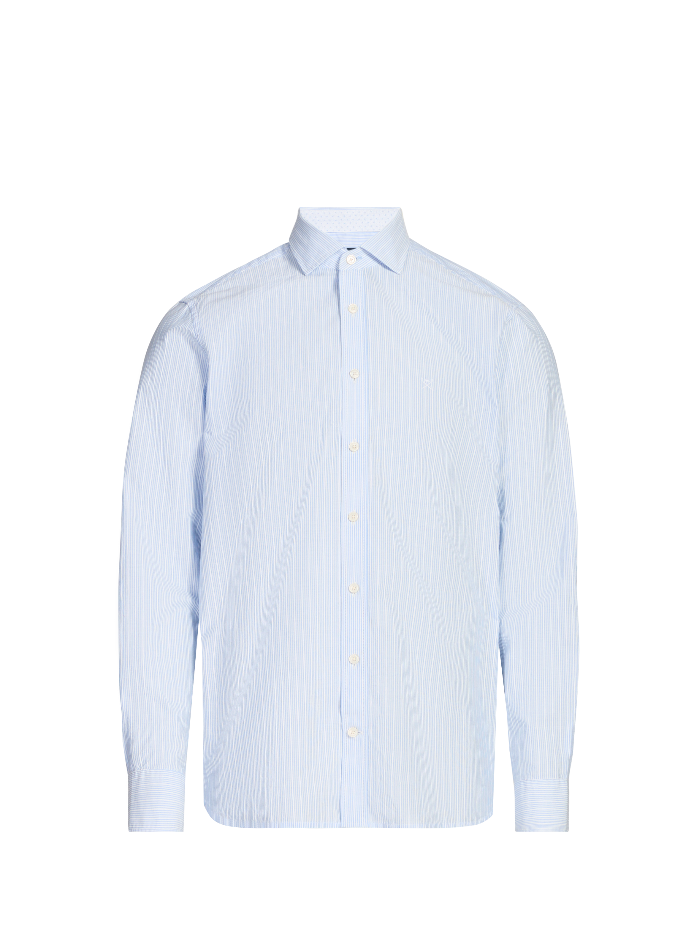 Chemise rayée en coton HACKETT Bleu
