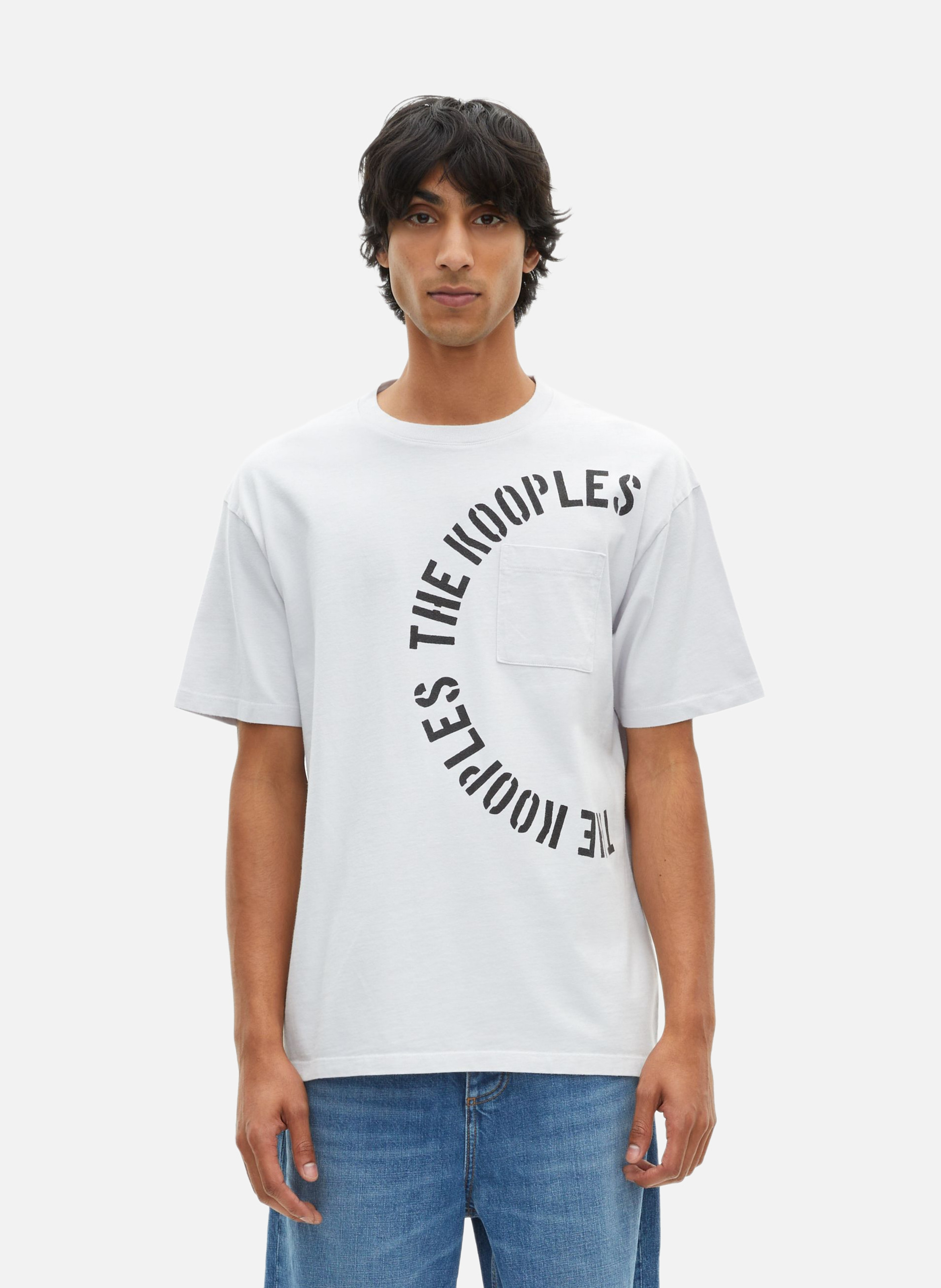 T-shirt avec sérigraphie THE KOOPLES Gris
