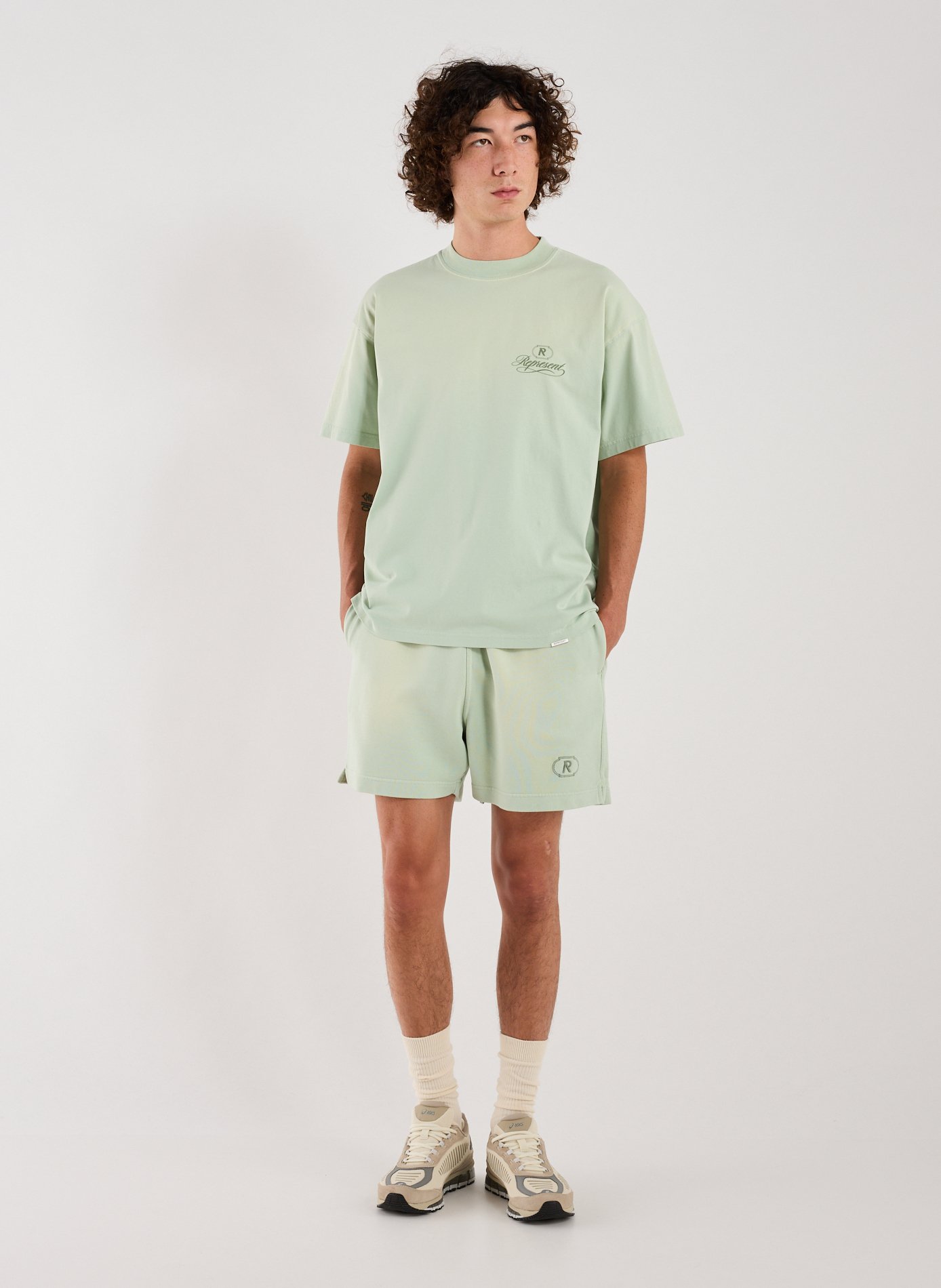 Cotton Shorts REPRESENT Green