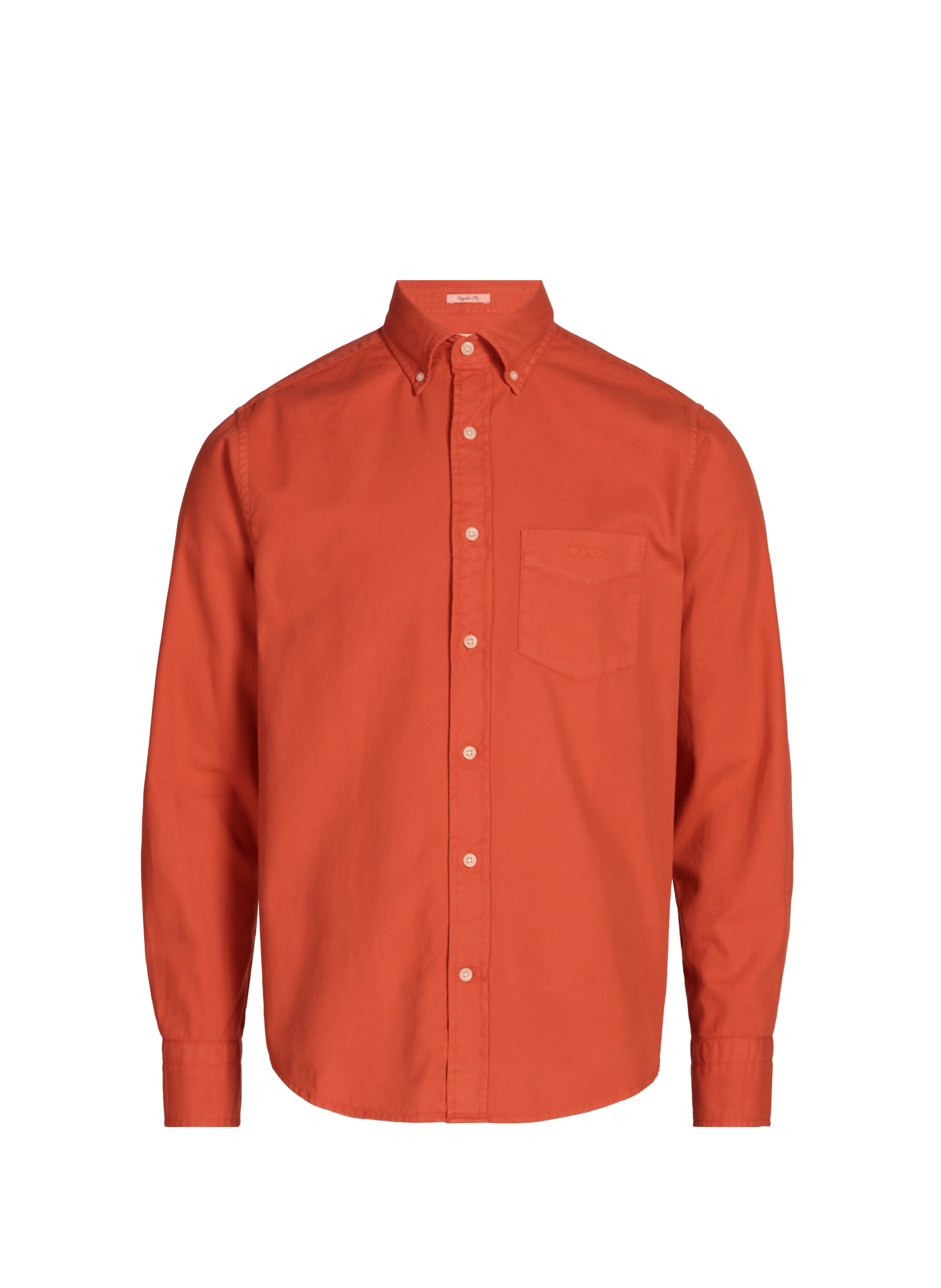 Cotton shirt GANT Orange