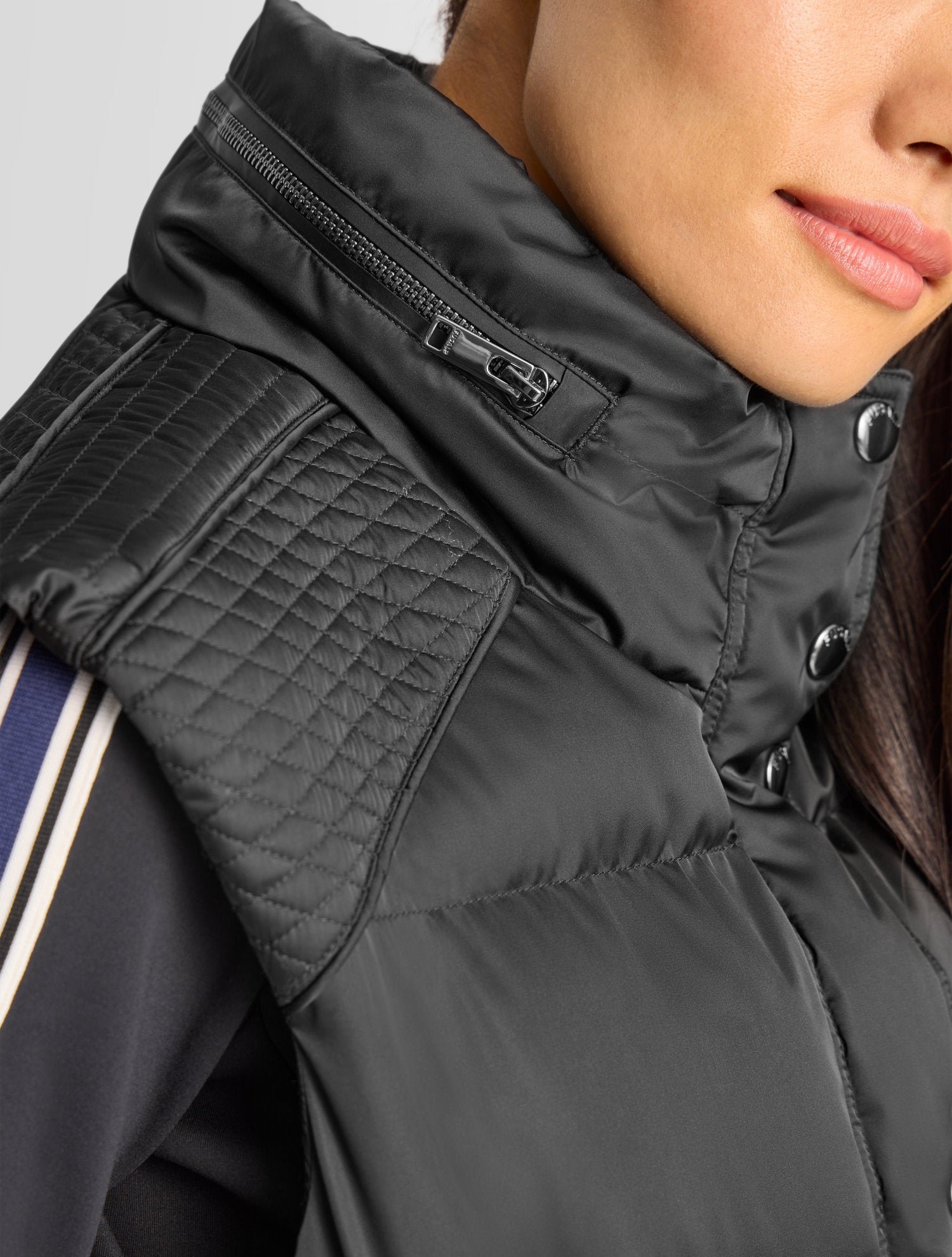 Doudoune sans manches miris col montant coupe regular FUSALP Noir