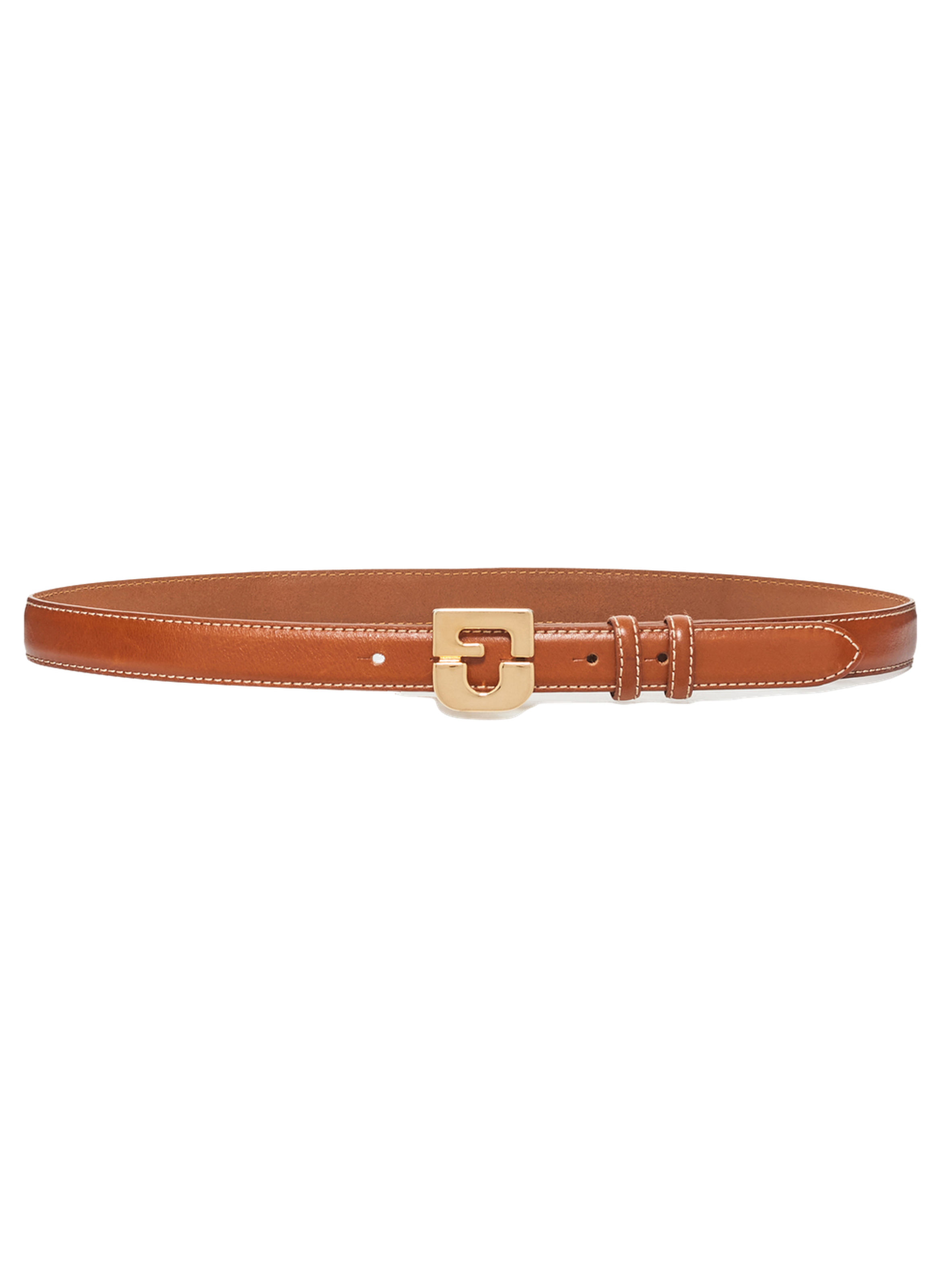 Ceinture signature en cuir - le lauren GERARD DAREL Marron
