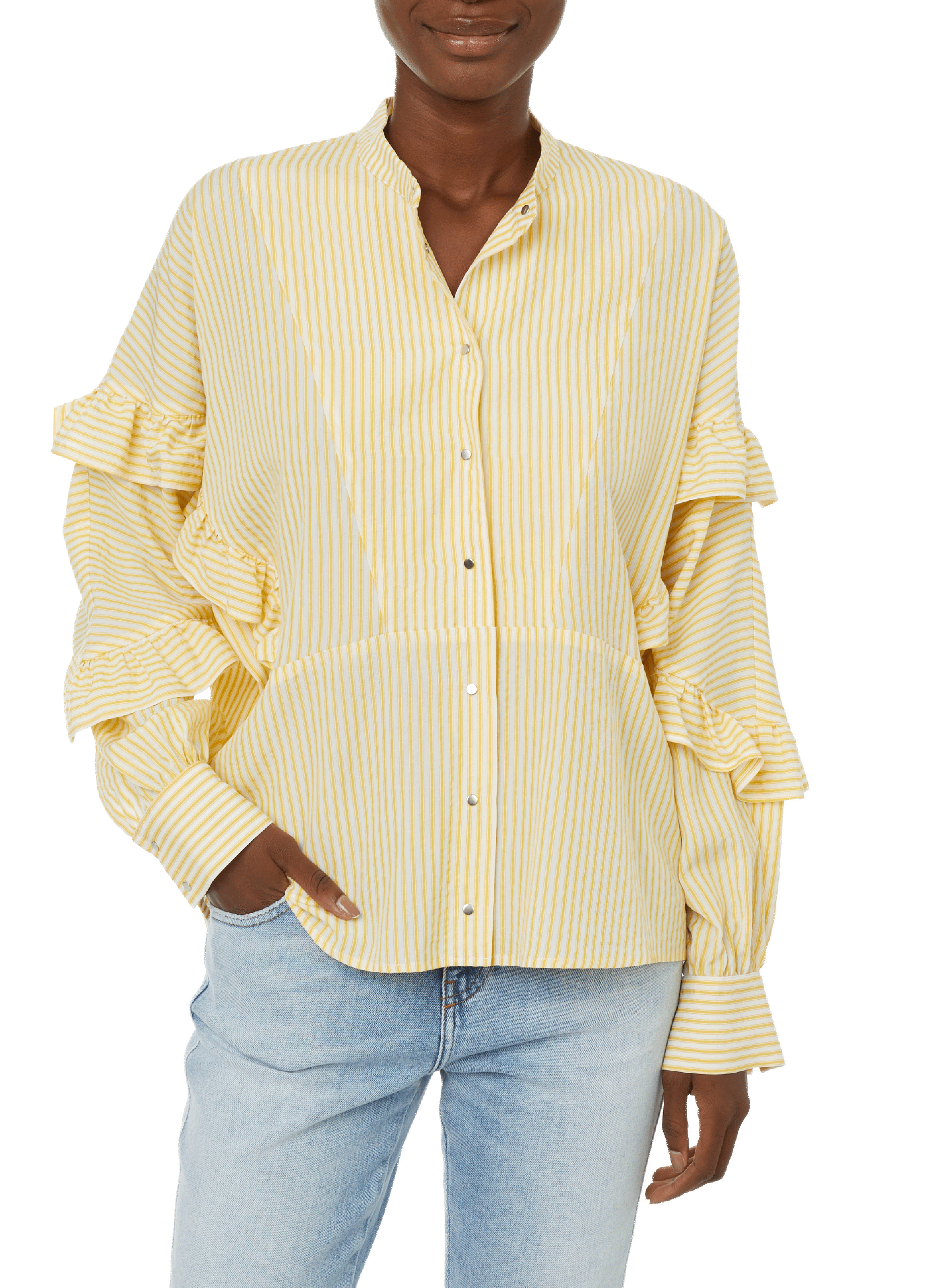 ROSEANNA Blouse Edgard en lyocell Jaune
