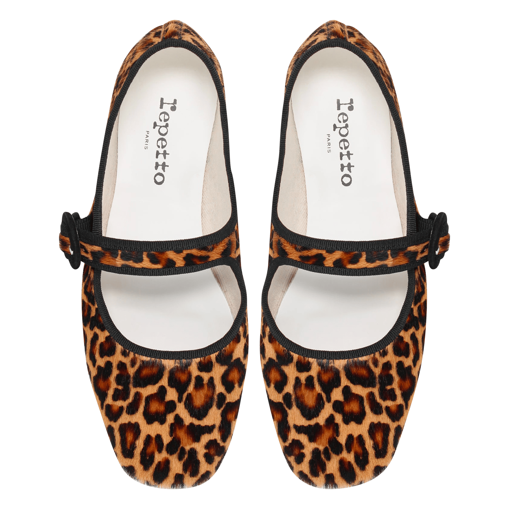 Ballerines en cuir georgia REPETTO Marron