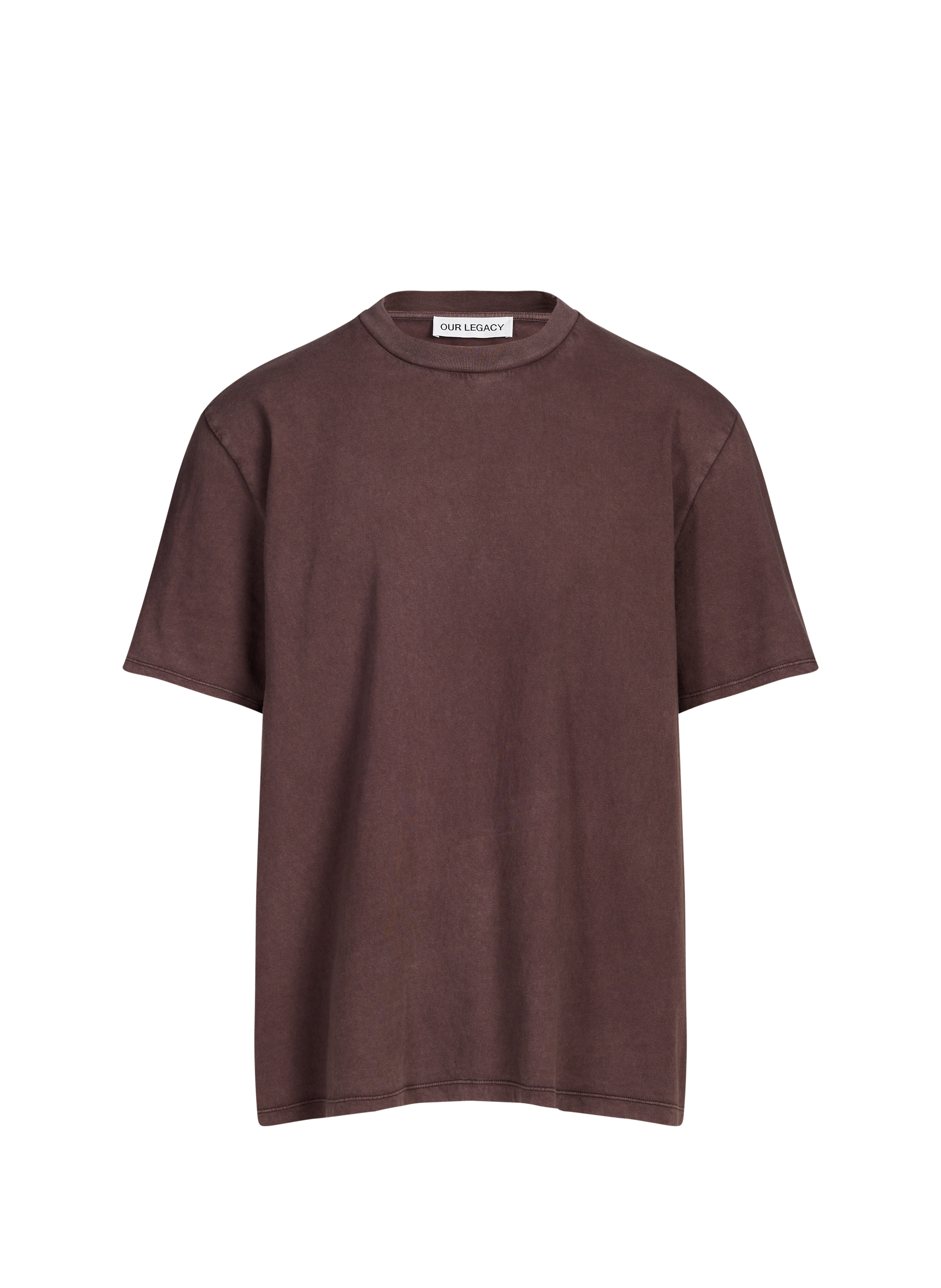OUR LEGACY Classic Cotton T-Shirt Brown