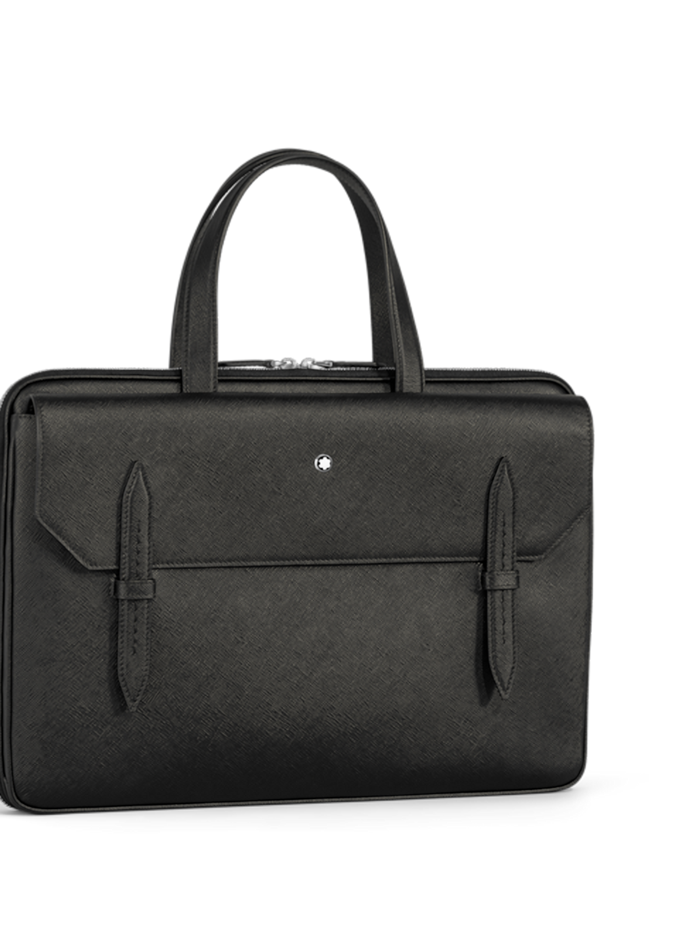 Porte documents en cuir MONTBLANC Noir