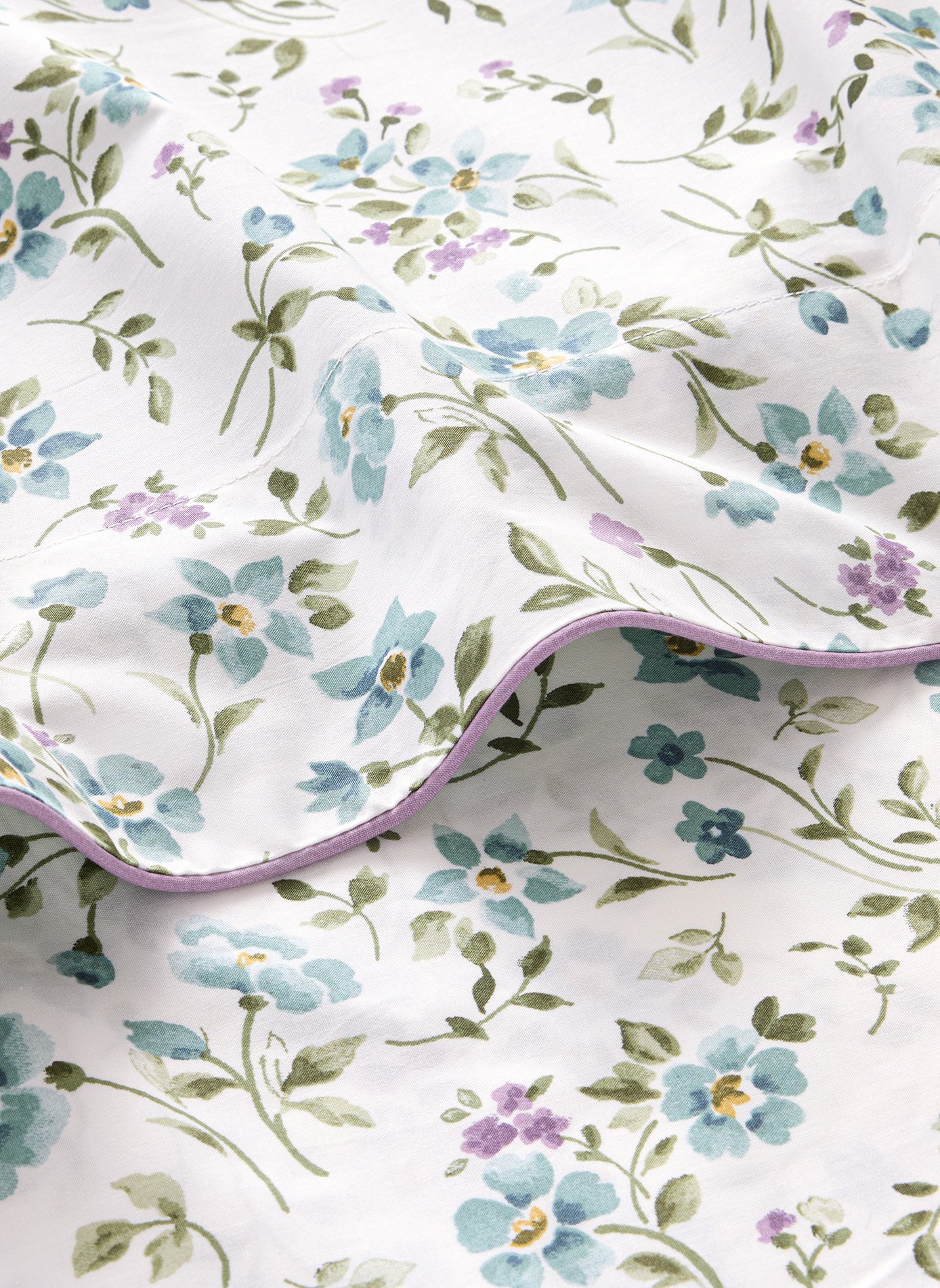 Drap plat fugace ANNE DE SOLENE Bleu