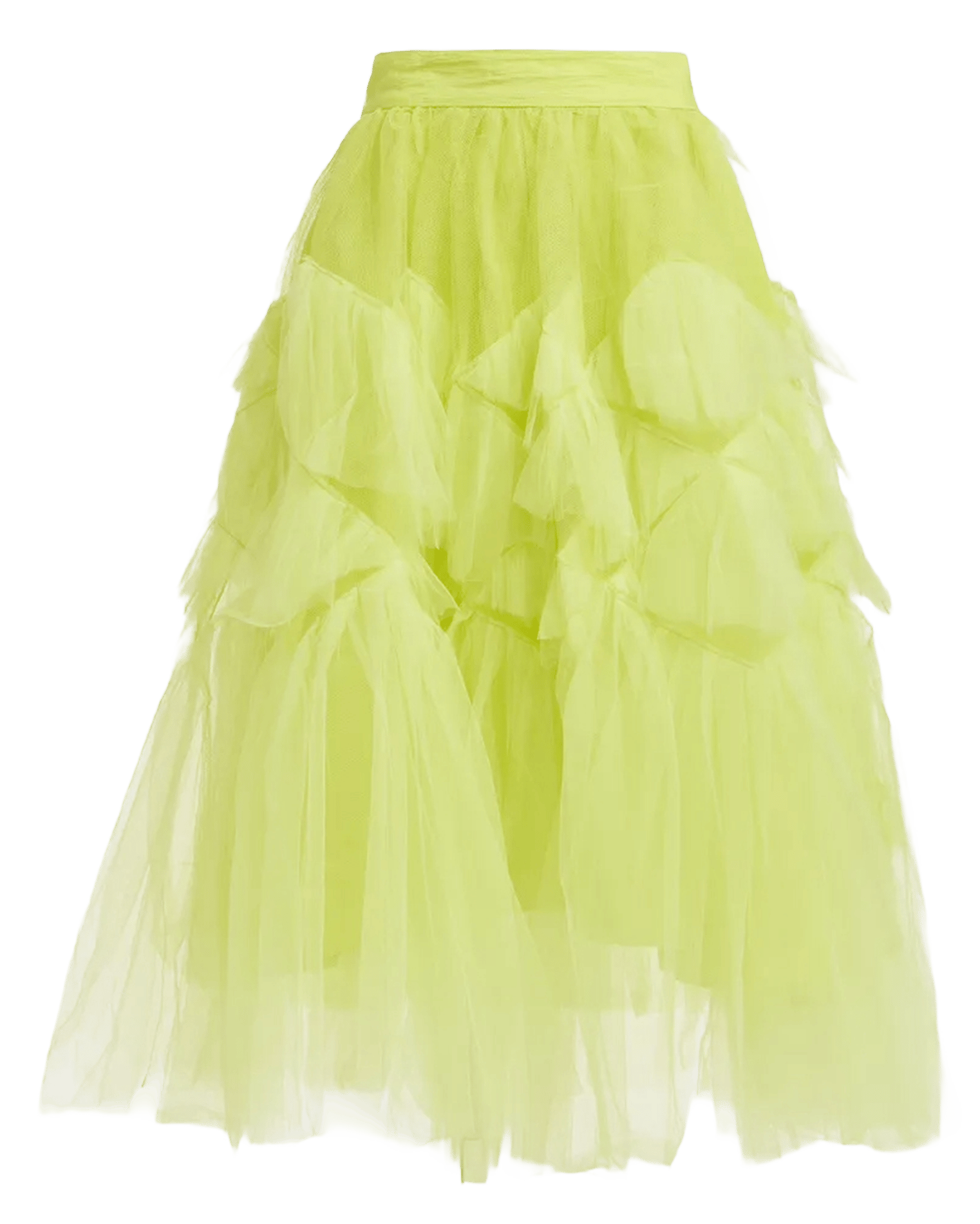 Jupe longure en tulle jacie ESSENTIEL ANTWERP Jaune