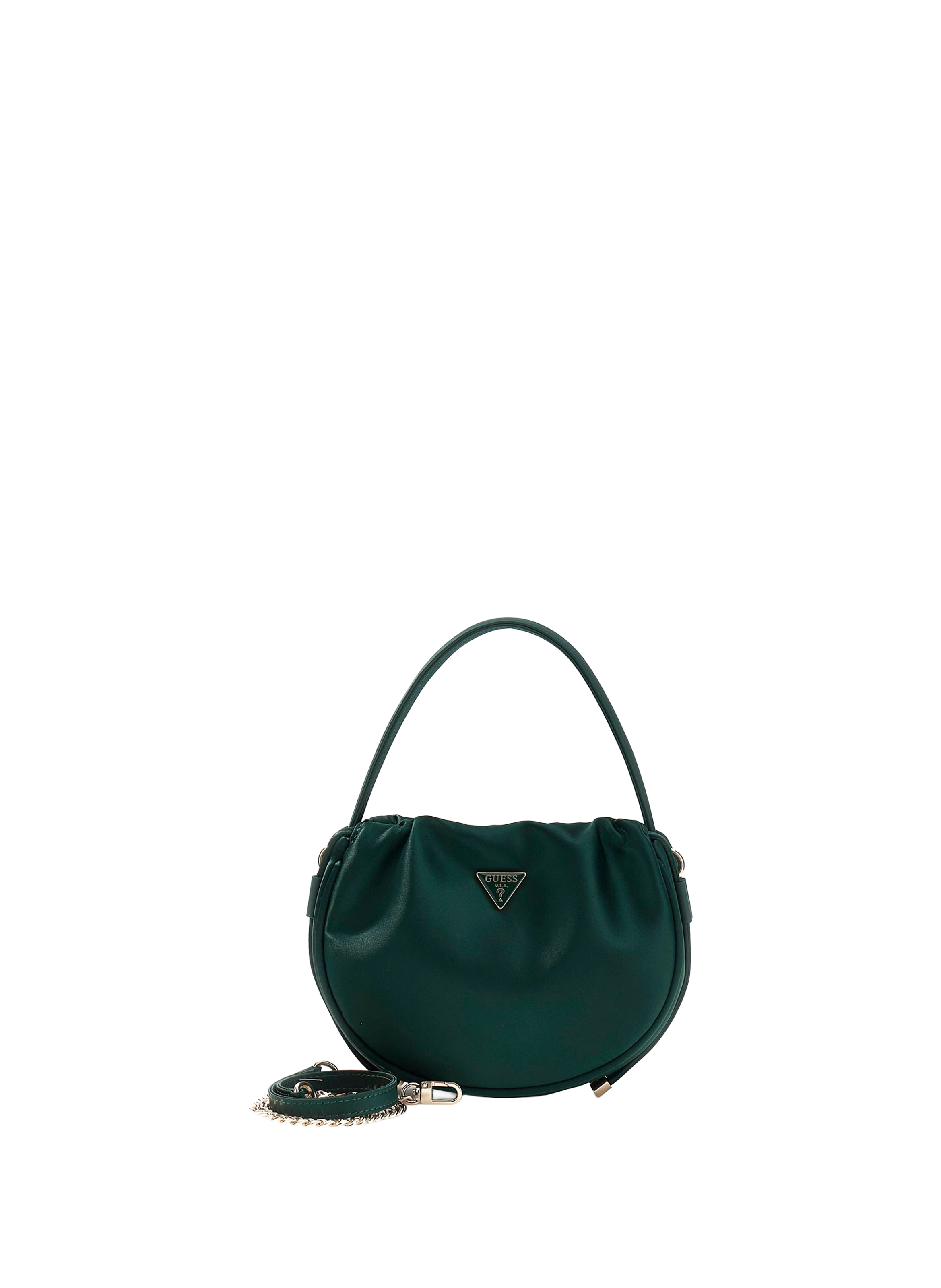 Mini sac à main Elsie froncé GUESS Vert