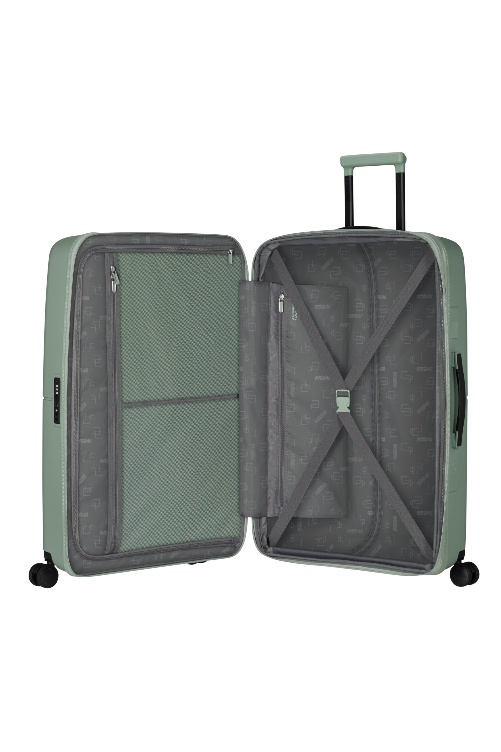 Dashpop valise 4 roues taille l AMERICAN TOURISTER Vert