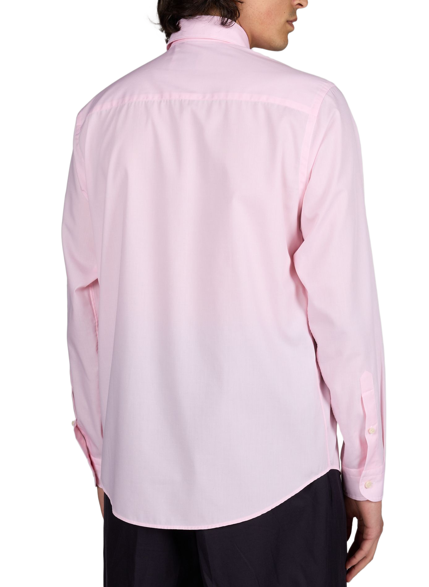 Chemise droite en coton ETON Rose