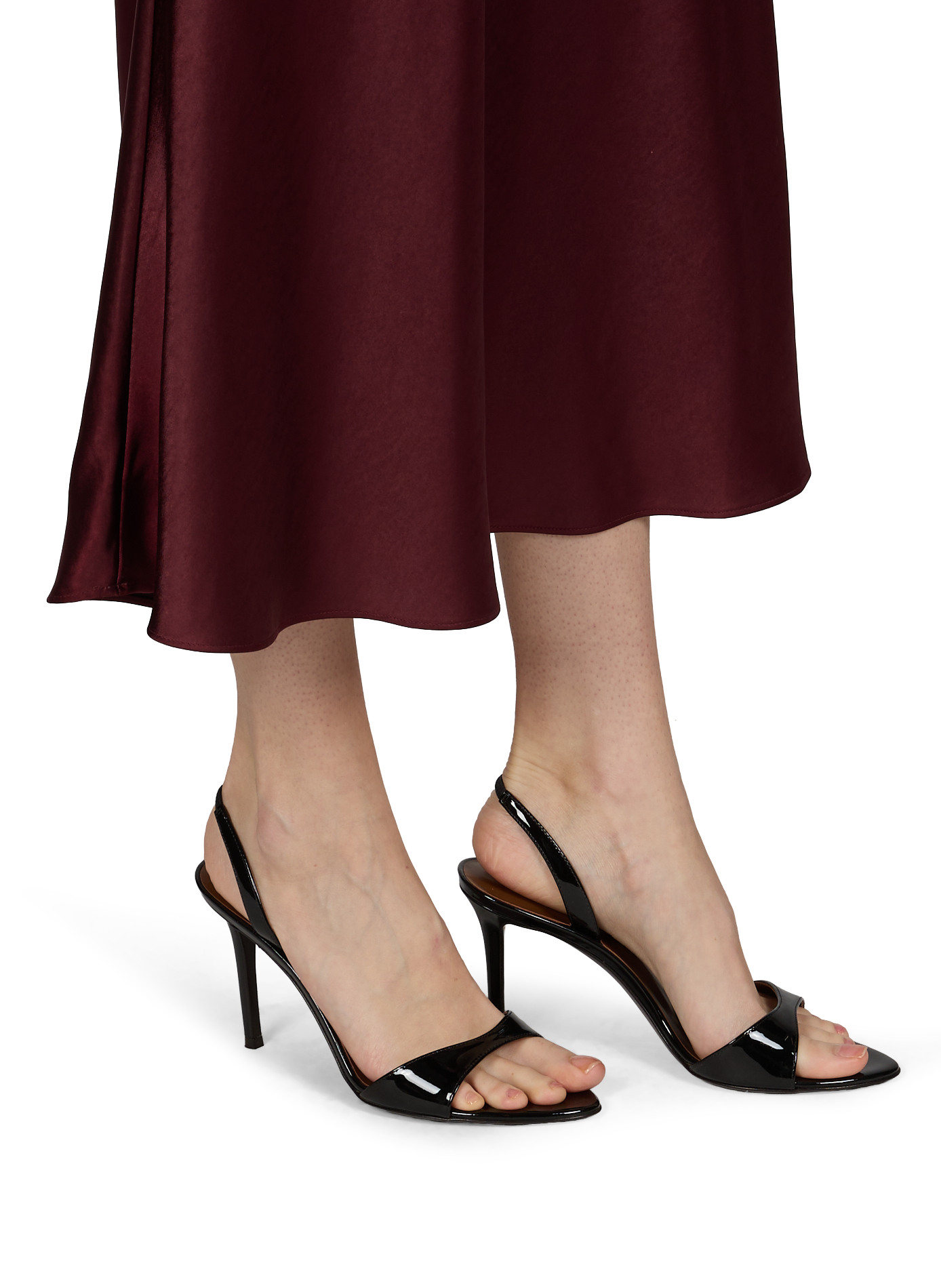 Sandales à talons Clandestino vernies en cuir GIUSEPPE ZANOTTI Noir