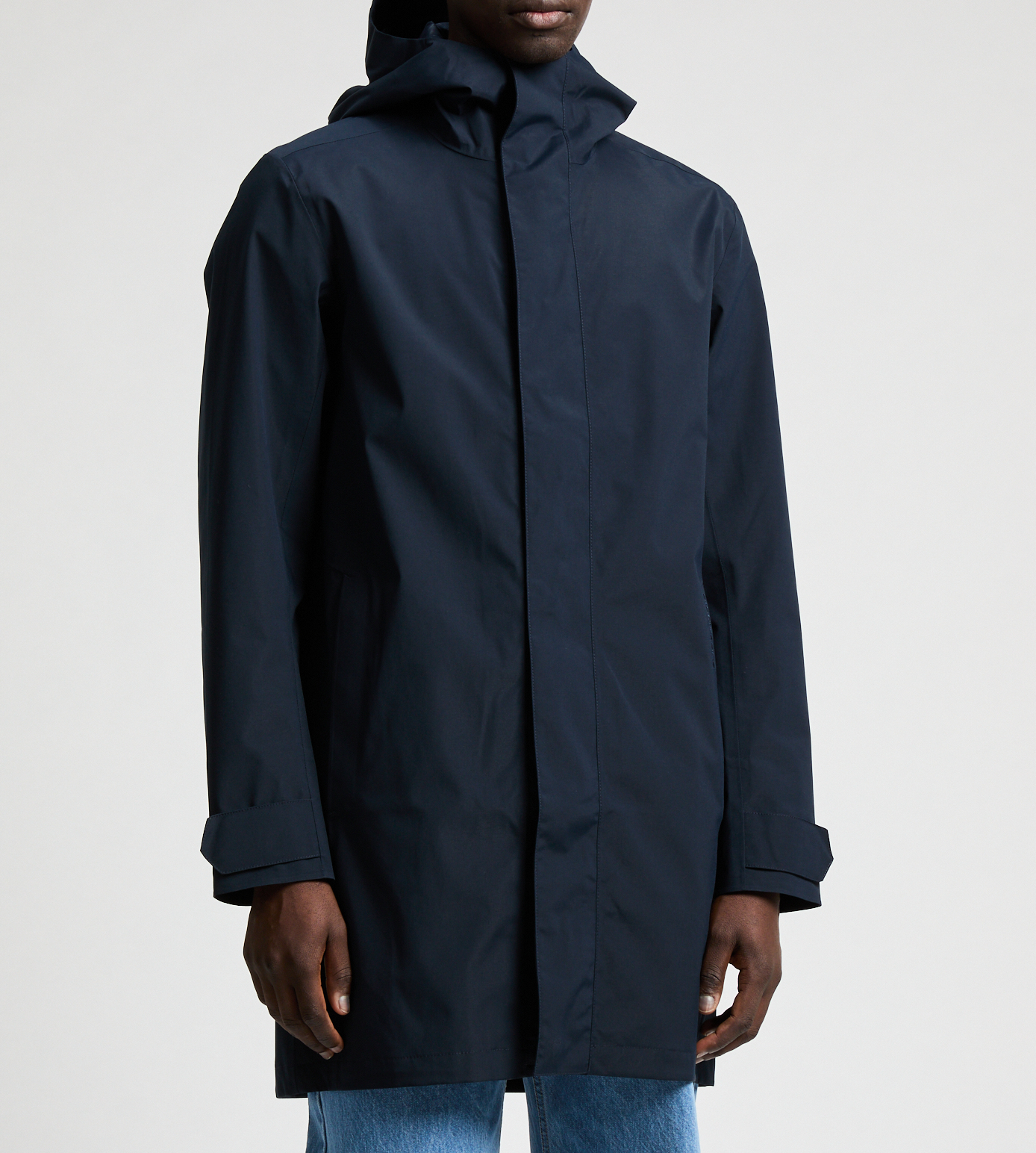 Long hooded jacket DIDRIKSONS Blue