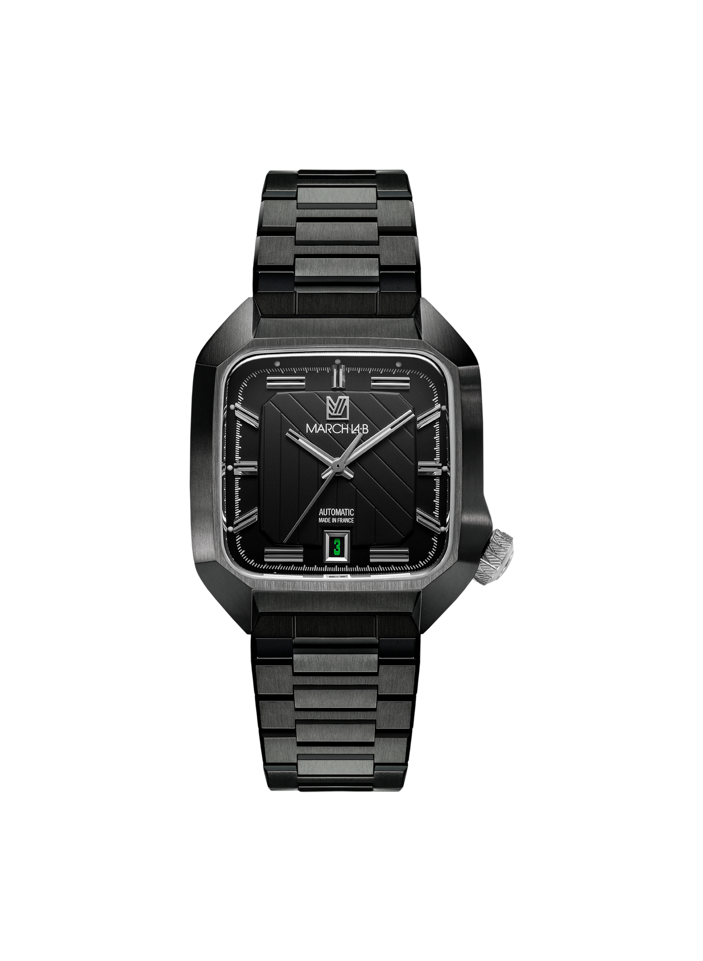 Montre automatique AM2 en acier inoxydable MARCH LA.B Noir