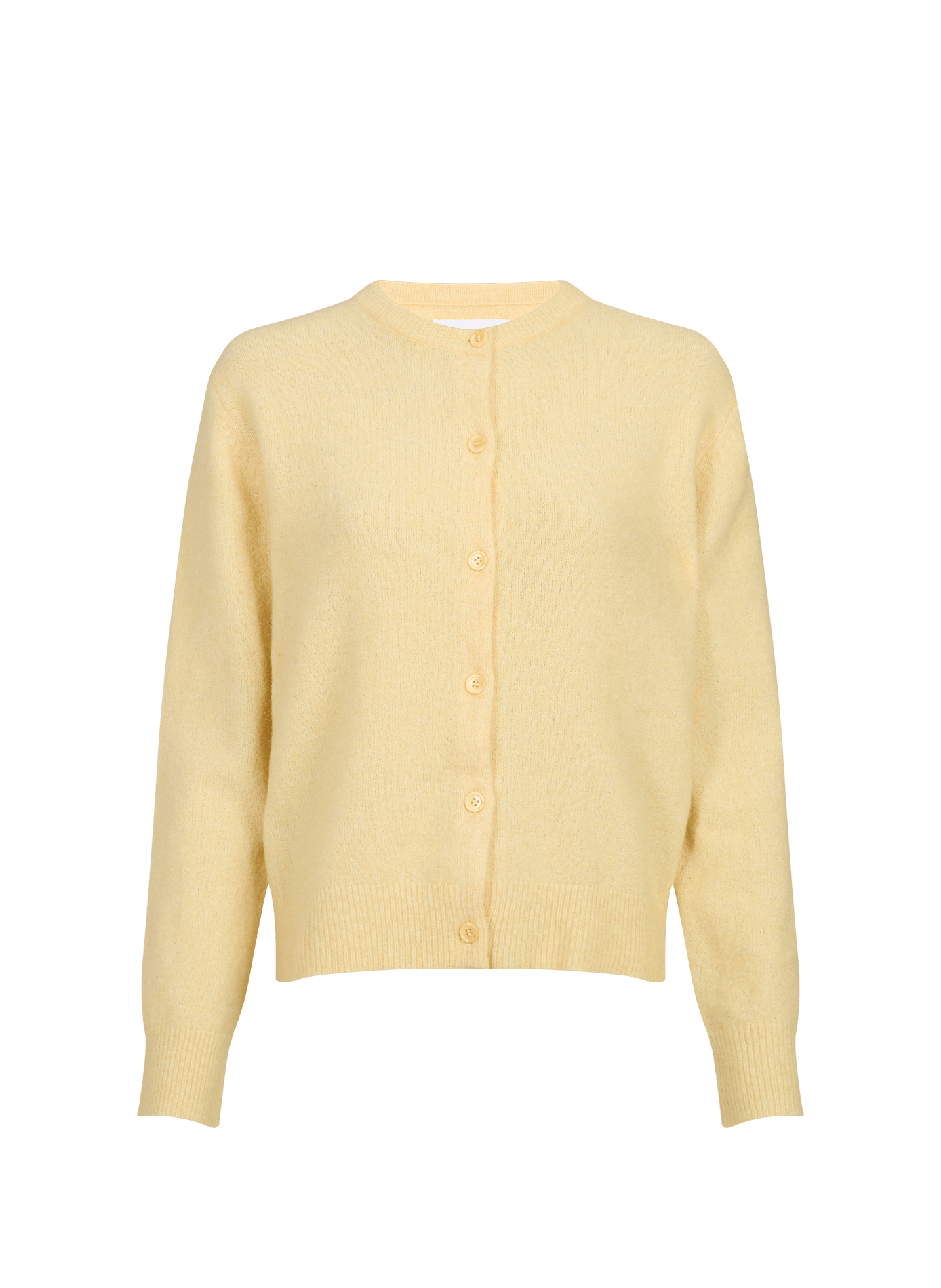 Wool cardigan SAMSOE SAMSOE Yellow
